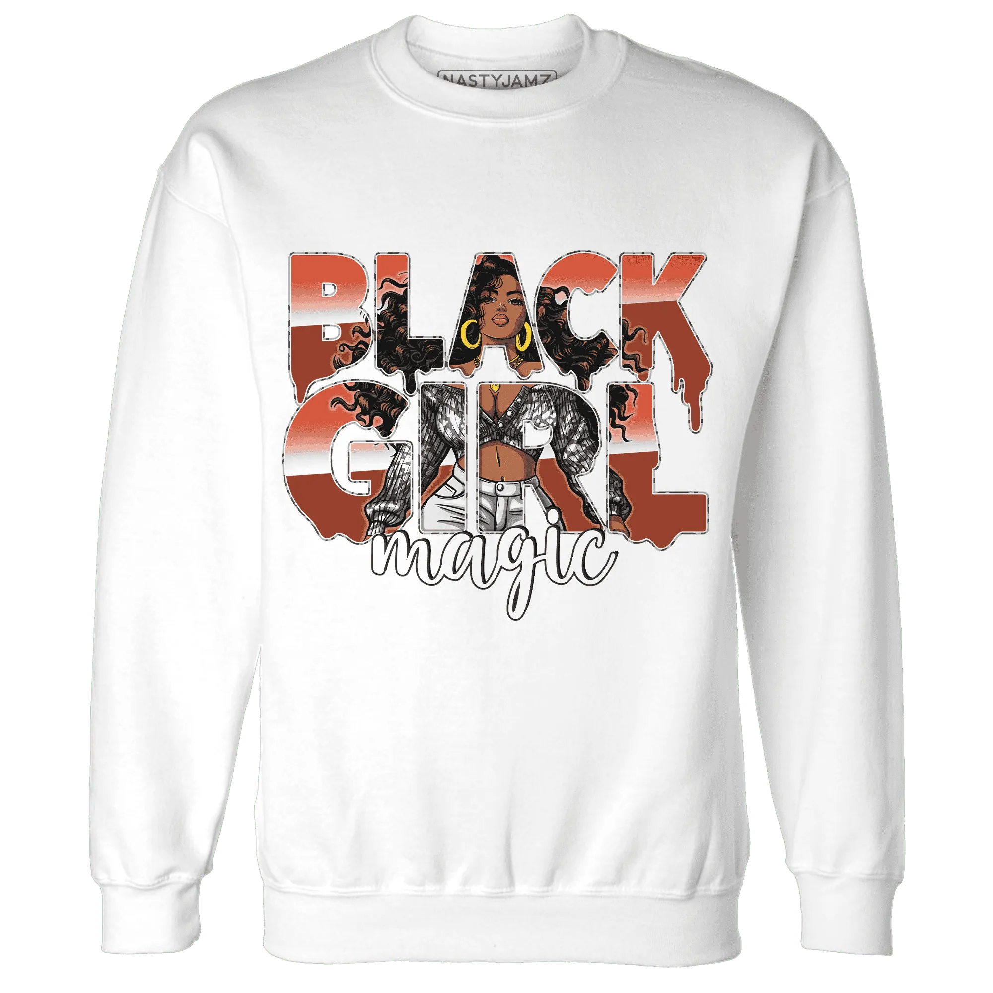 Georgia-Peach-3s-Sweatshirt-Match-Black-Girl-Magic