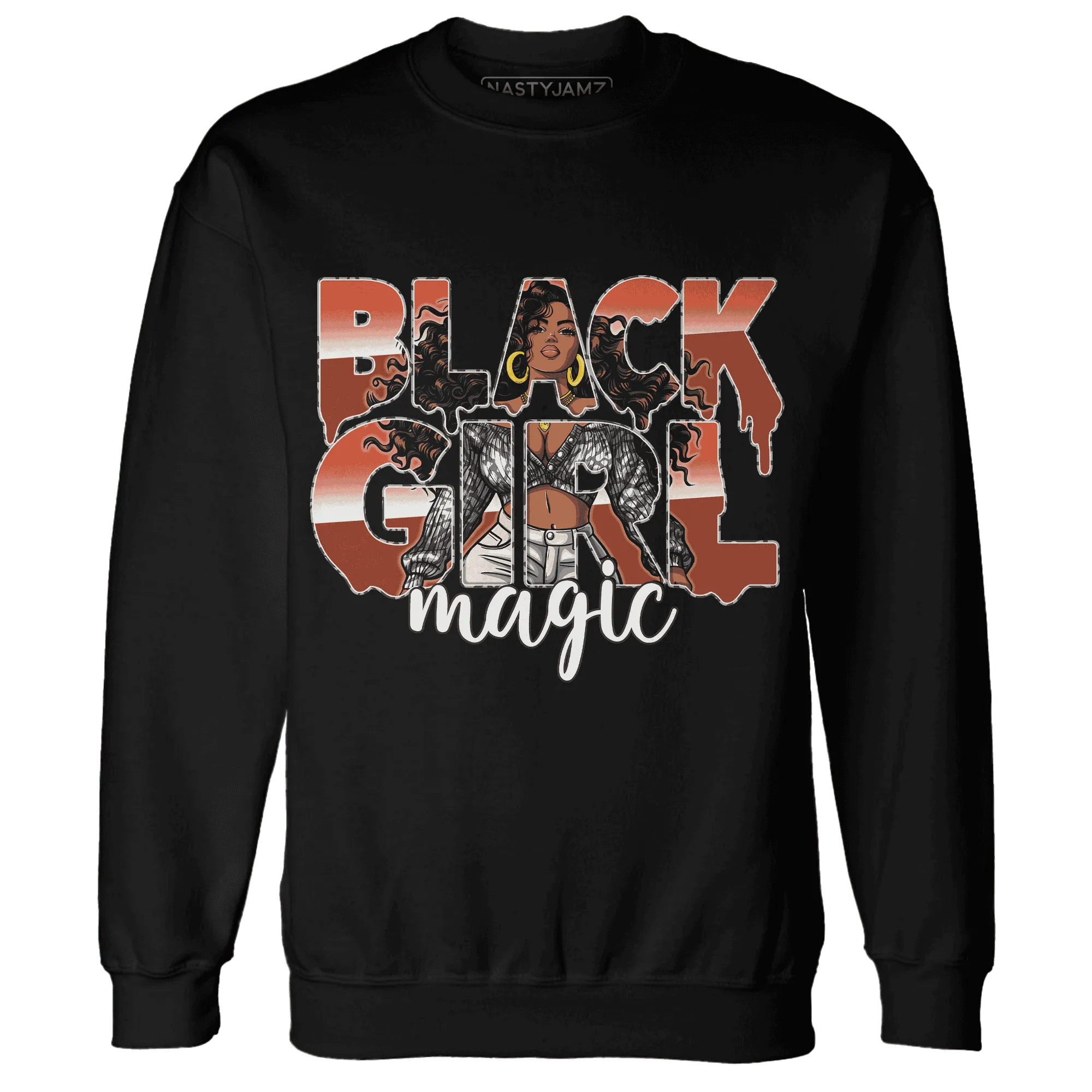 Georgia-Peach-3s-Sweatshirt-Match-Black-Girl-Magic