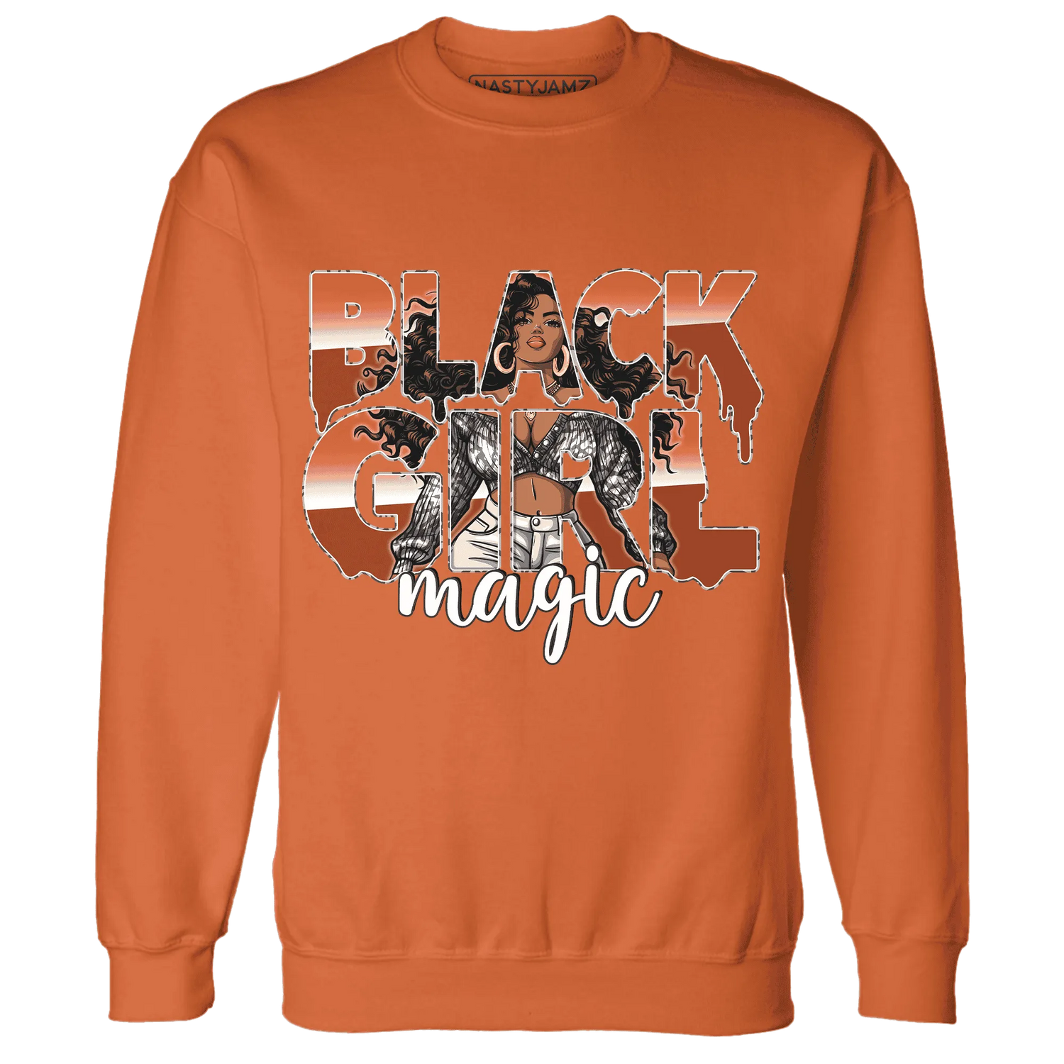Georgia-Peach-3s-Sweatshirt-Match-Black-Girl-Magic