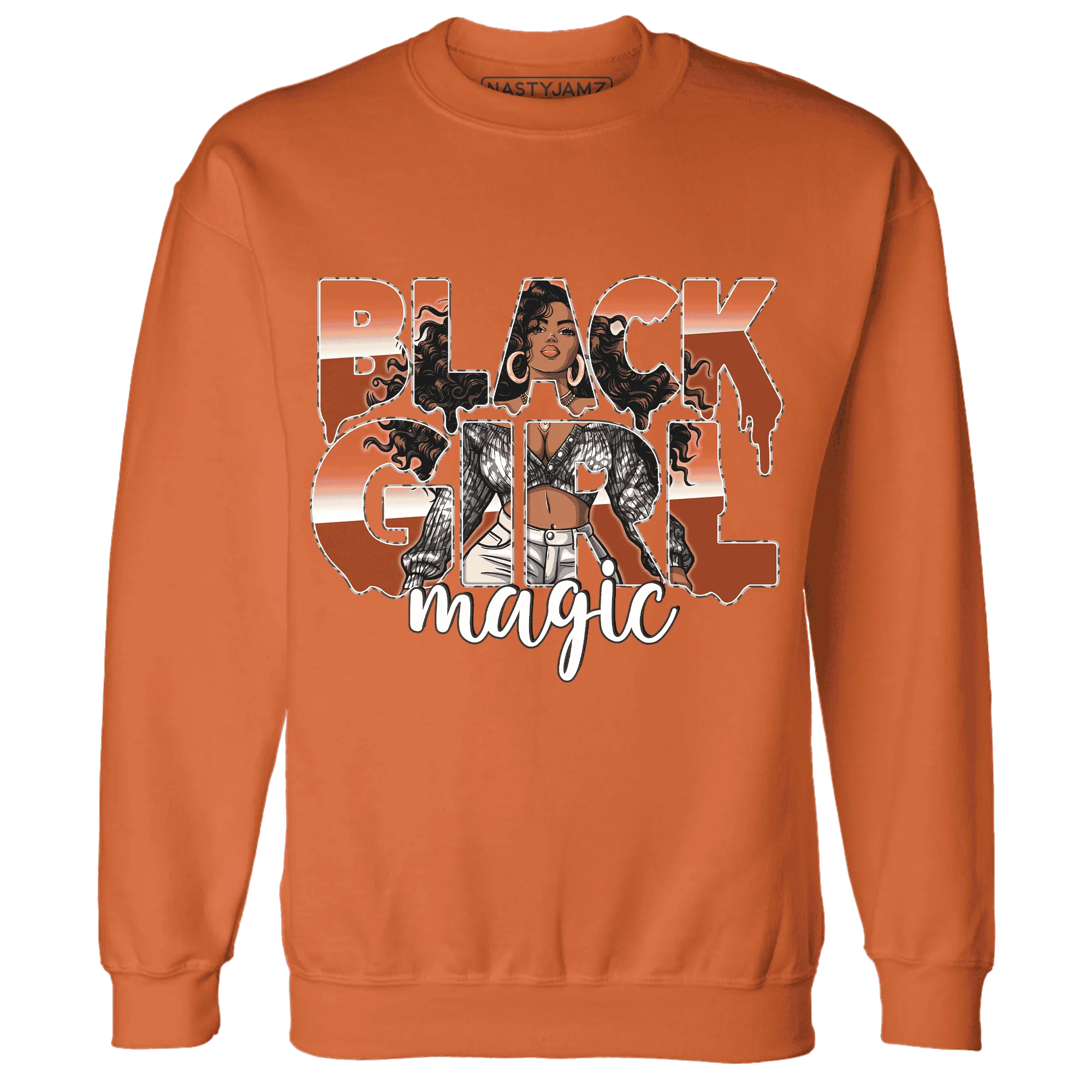 Georgia-Peach-3s-Sweatshirt-Match-Black-Girl-Magic