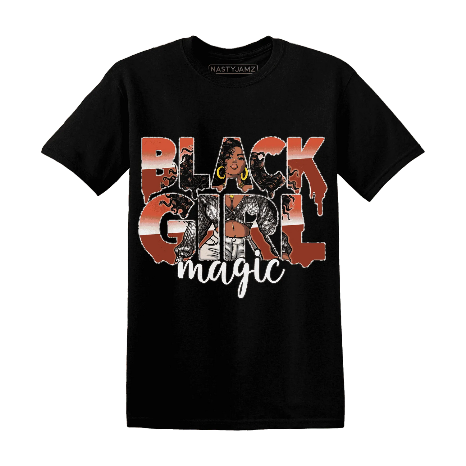 Georgia-Peach-3s-T-Shirt-Match-Black-Girl-Magic
