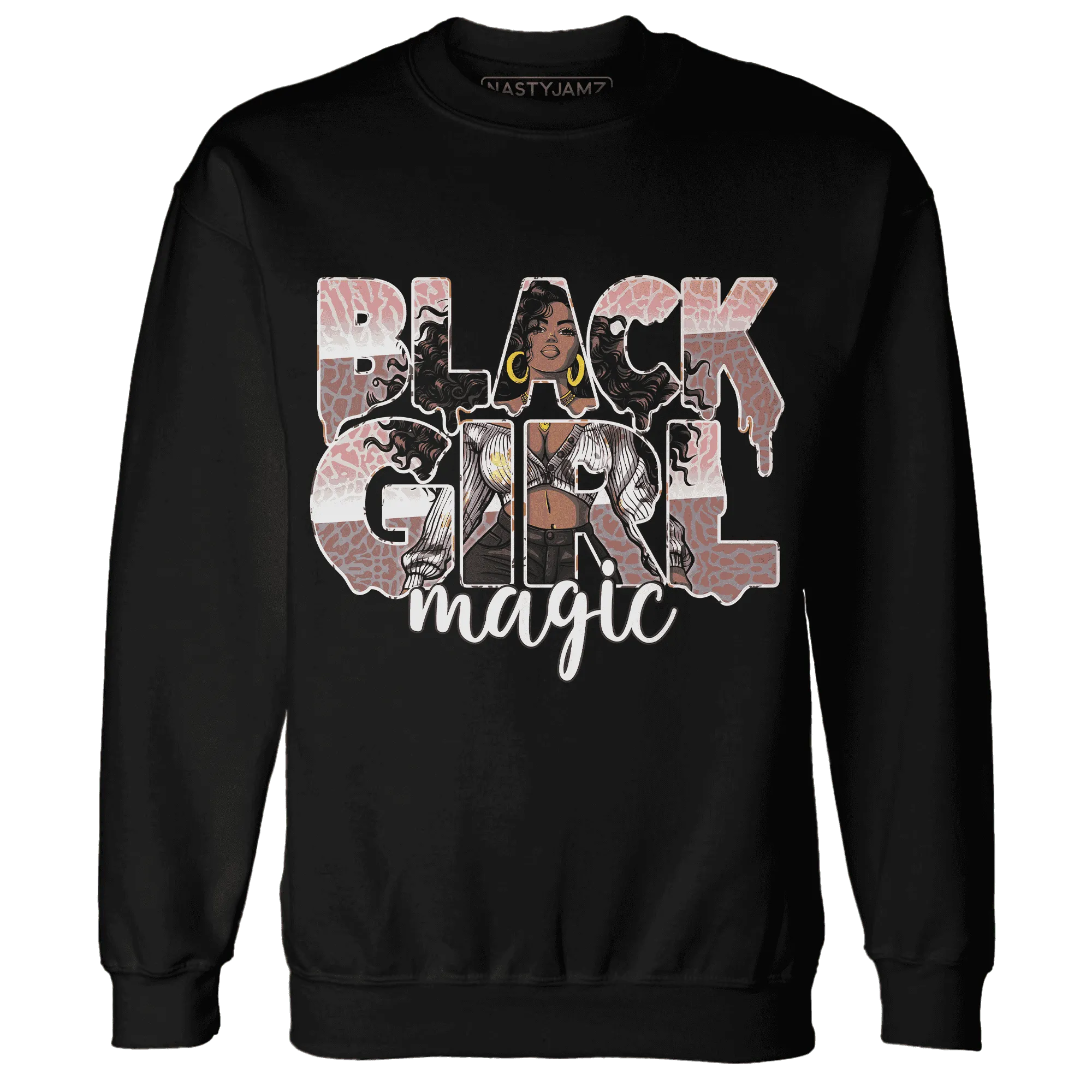 Red-Stardust-3s-Sweatshirt-Match-Black-Girl-Magic