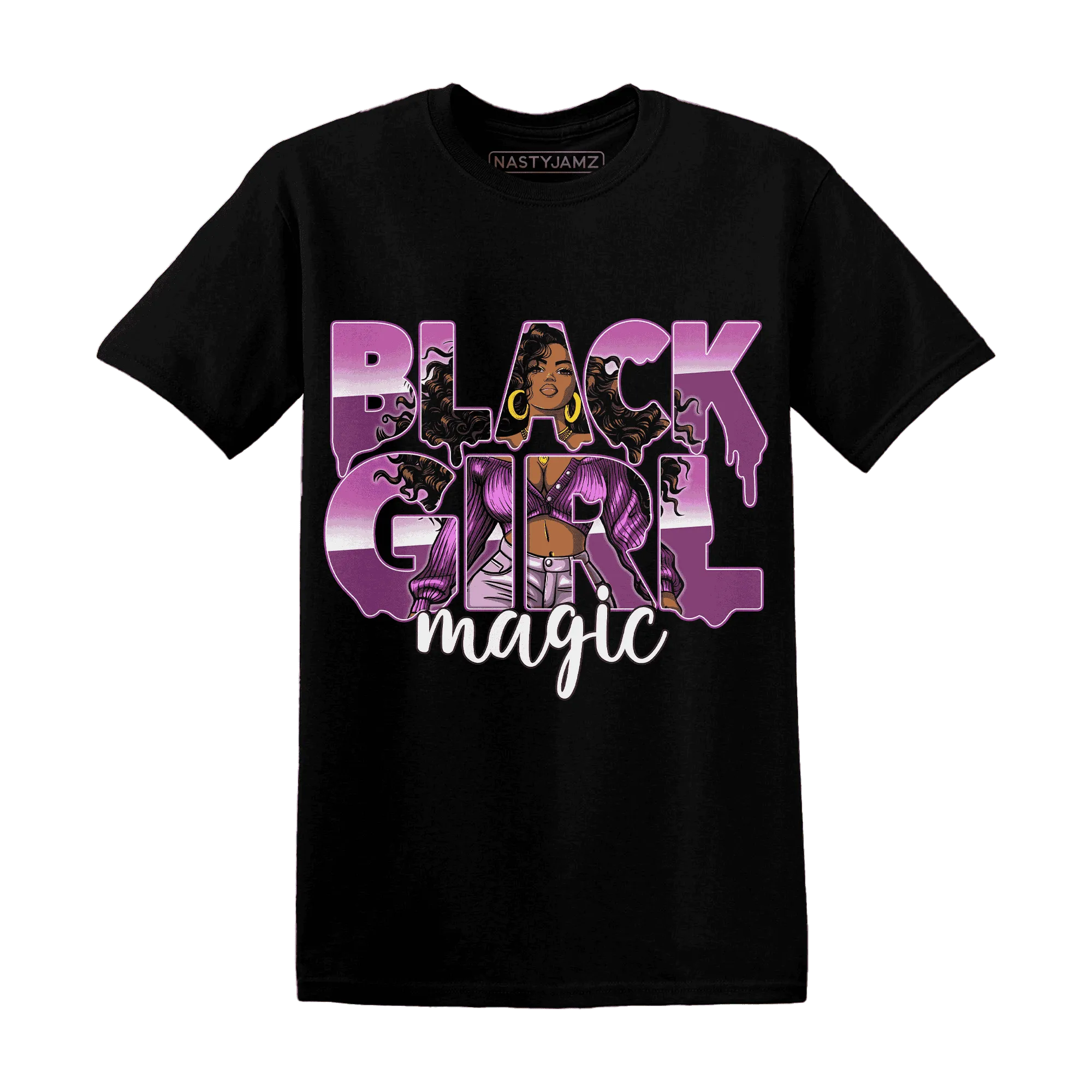 GS-Hyper-Violet-4s-T-Shirt-Match-Black-Girl-Magic