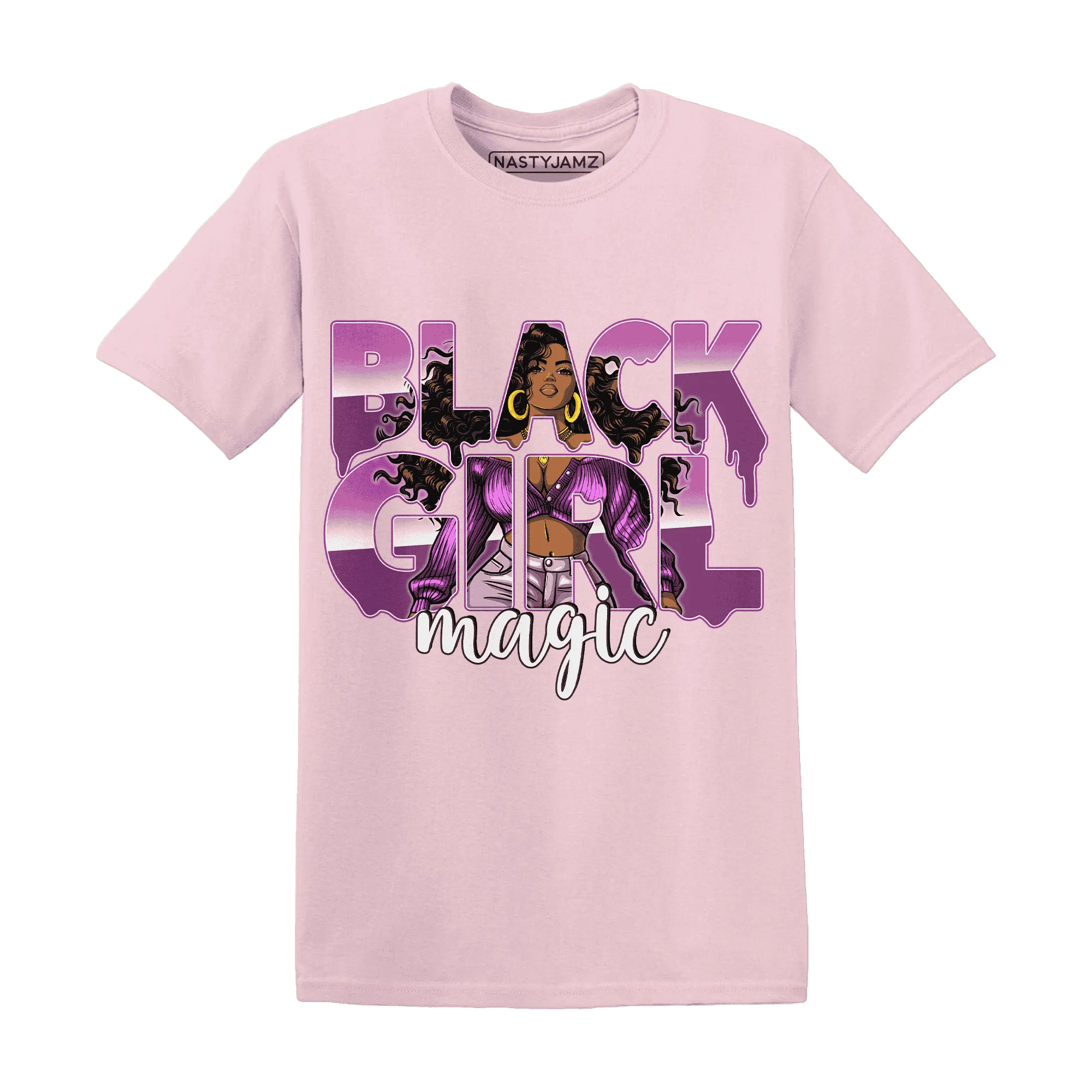 GS-Hyper-Violet-4s-T-Shirt-Match-Black-Girl-Magic