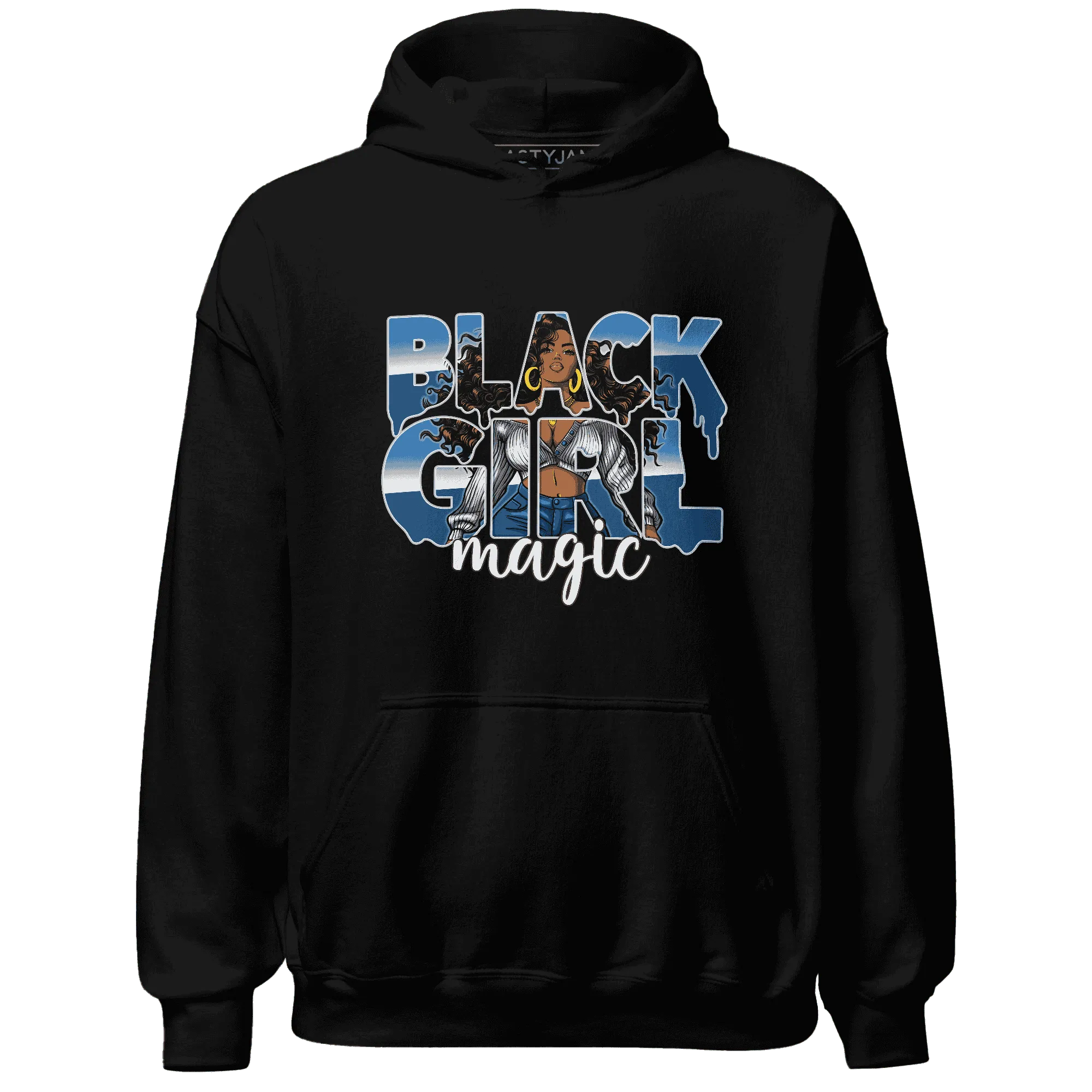 Industrial-Blue-4s-Hoodie-Match-Black-Girl-Magic