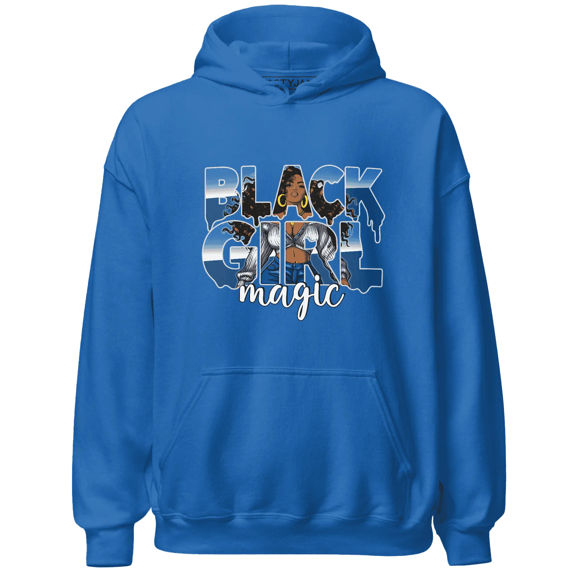 Industrial-Blue-4s-Hoodie-Match-Black-Girl-Magic