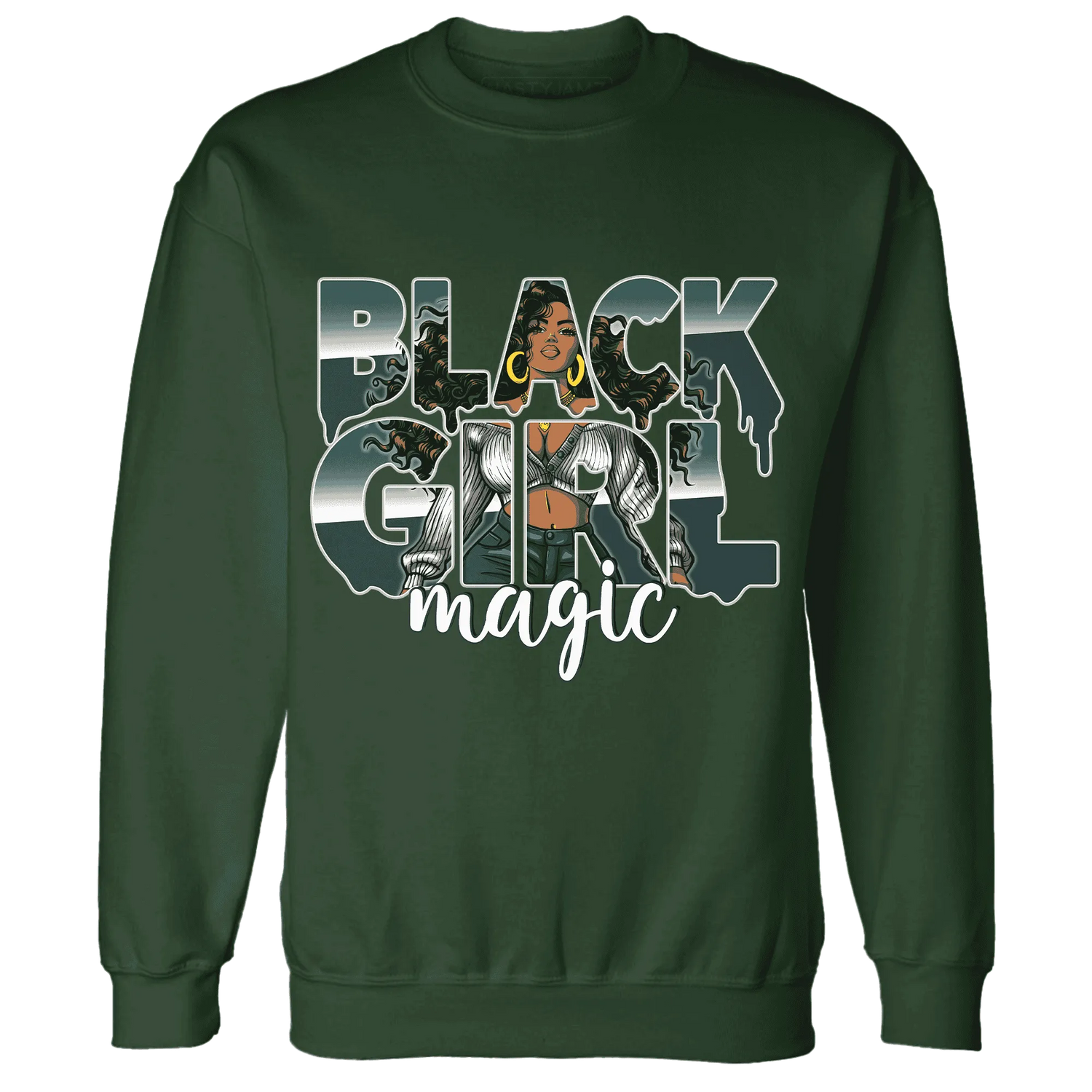 Oxidized-Green-4s-Sweatshirt-Match-Black-Girl-Magic