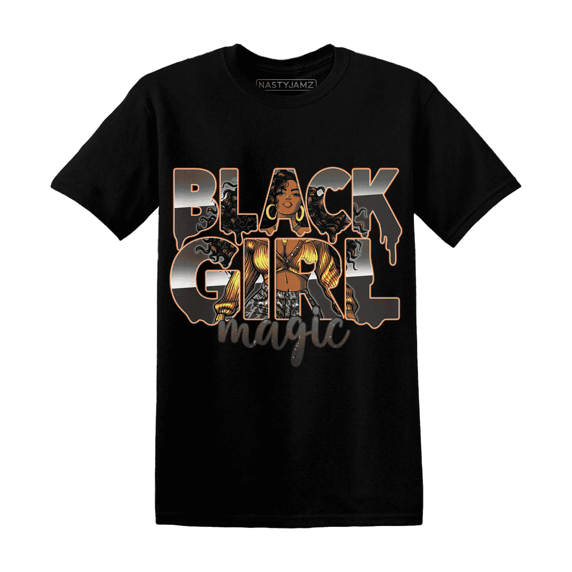 Fear-Pack-3s-T-Shirt-Match-Black-Girl-Magic