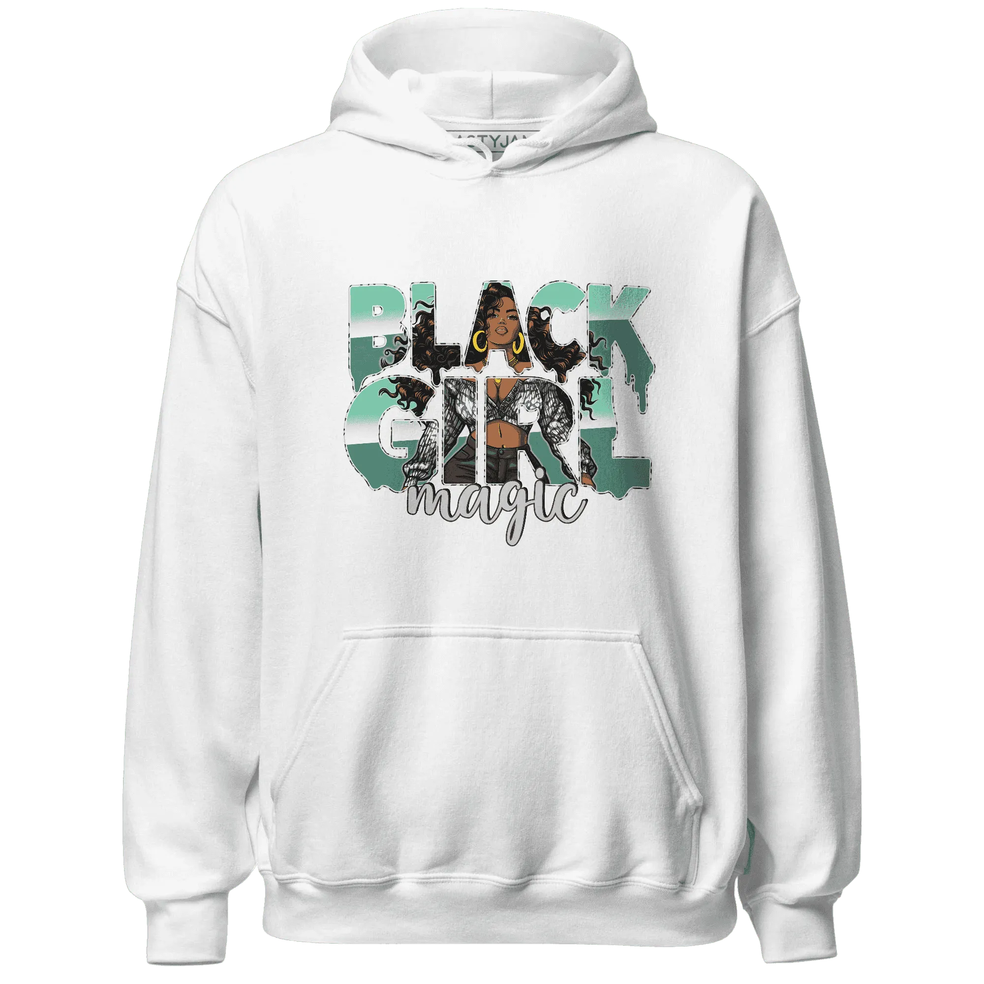 Green-Glow-3s-Hoodie-Match-Black-Girl-Magic