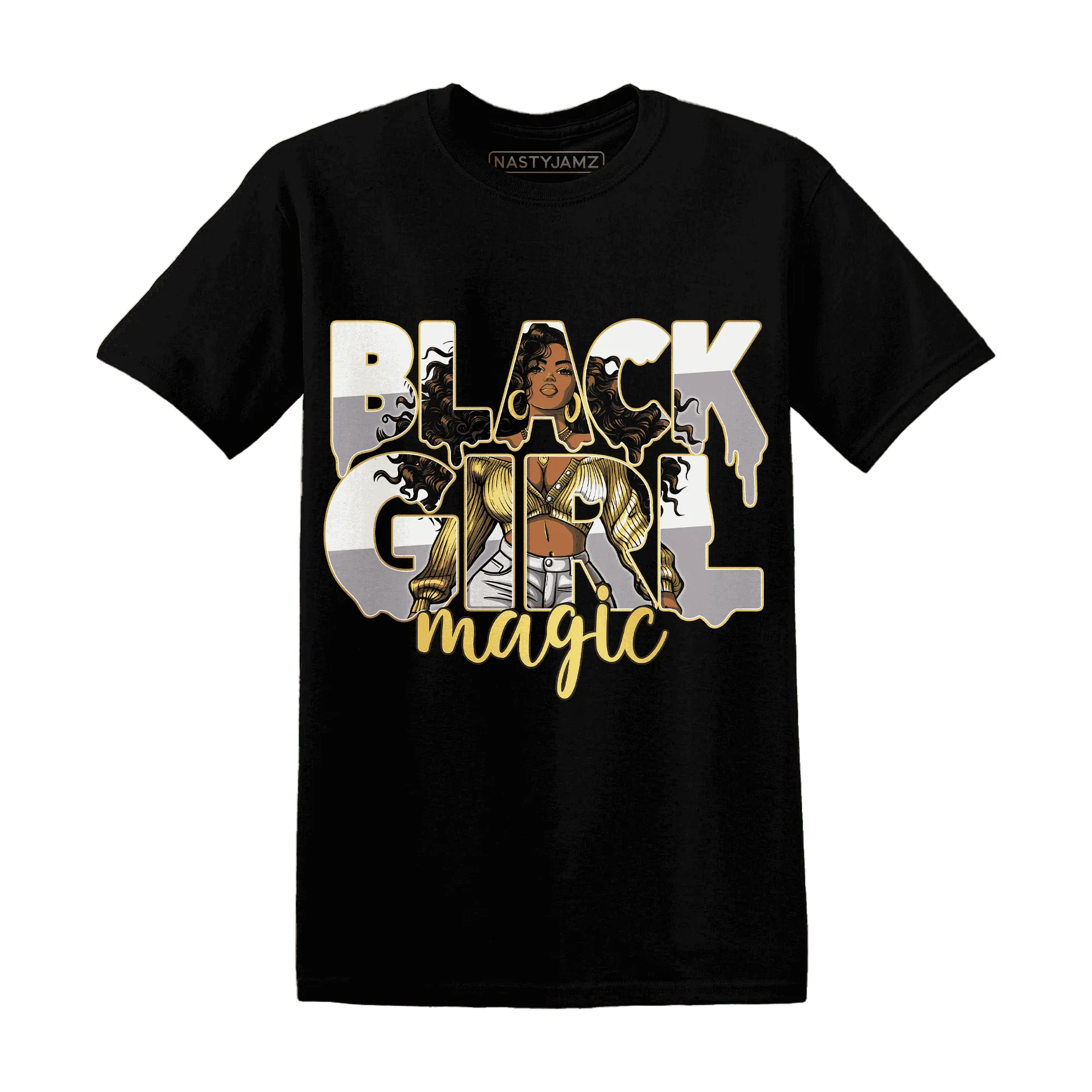 Sail-4s-T-Shirt-Match-Black-Girl-Magic
