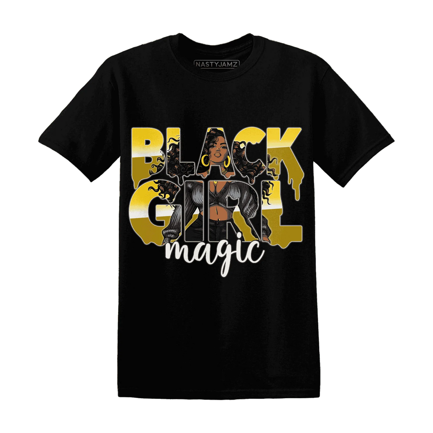 Thunder-4s-T-Shirt-Match-Black-Girl-Magic