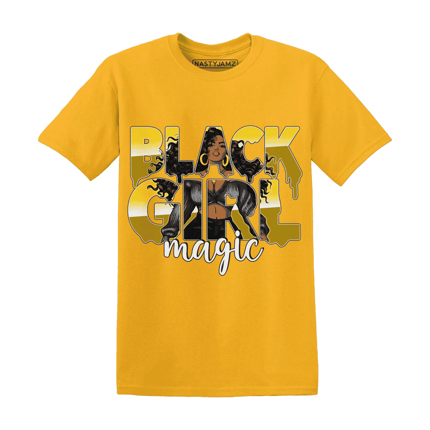 Thunder-4s-T-Shirt-Match-Black-Girl-Magic