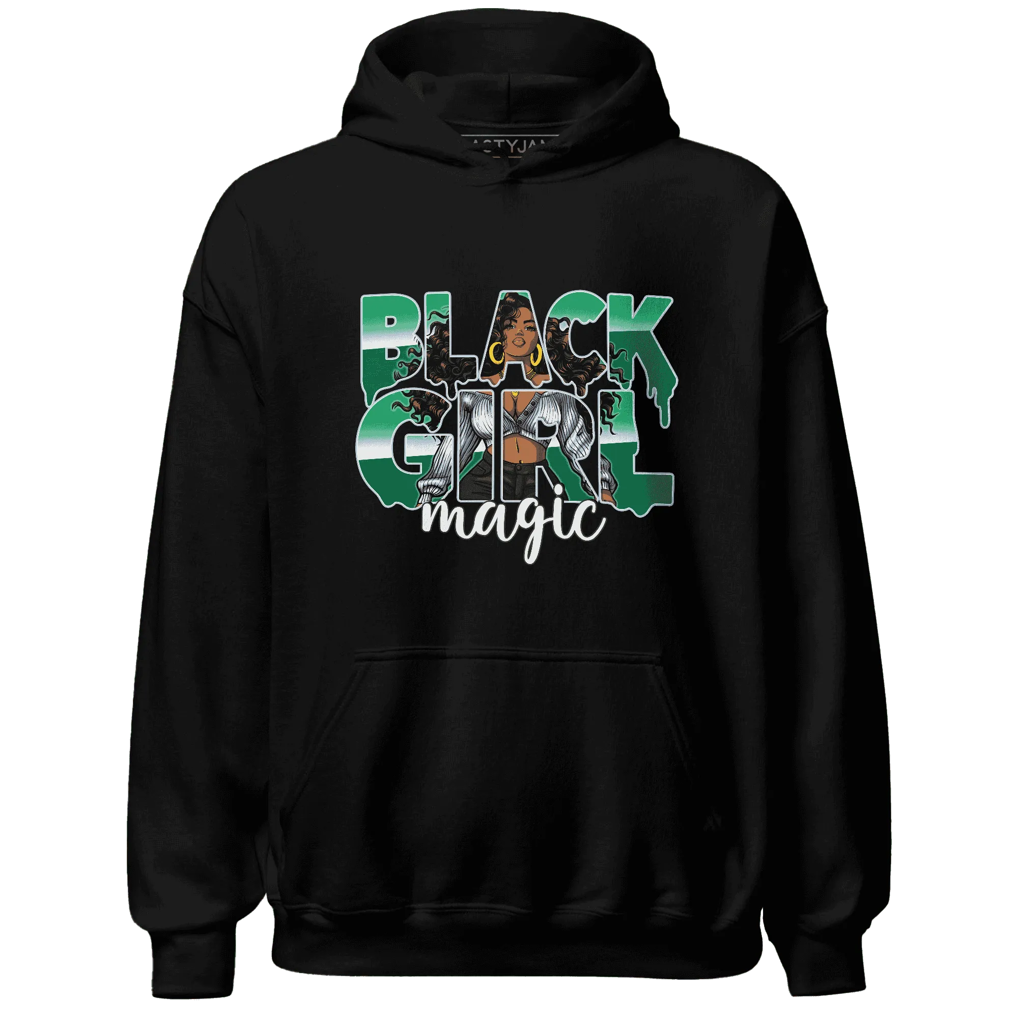 Lucky-Green-5s-Hoodie-Match-Black-Girl-Magic