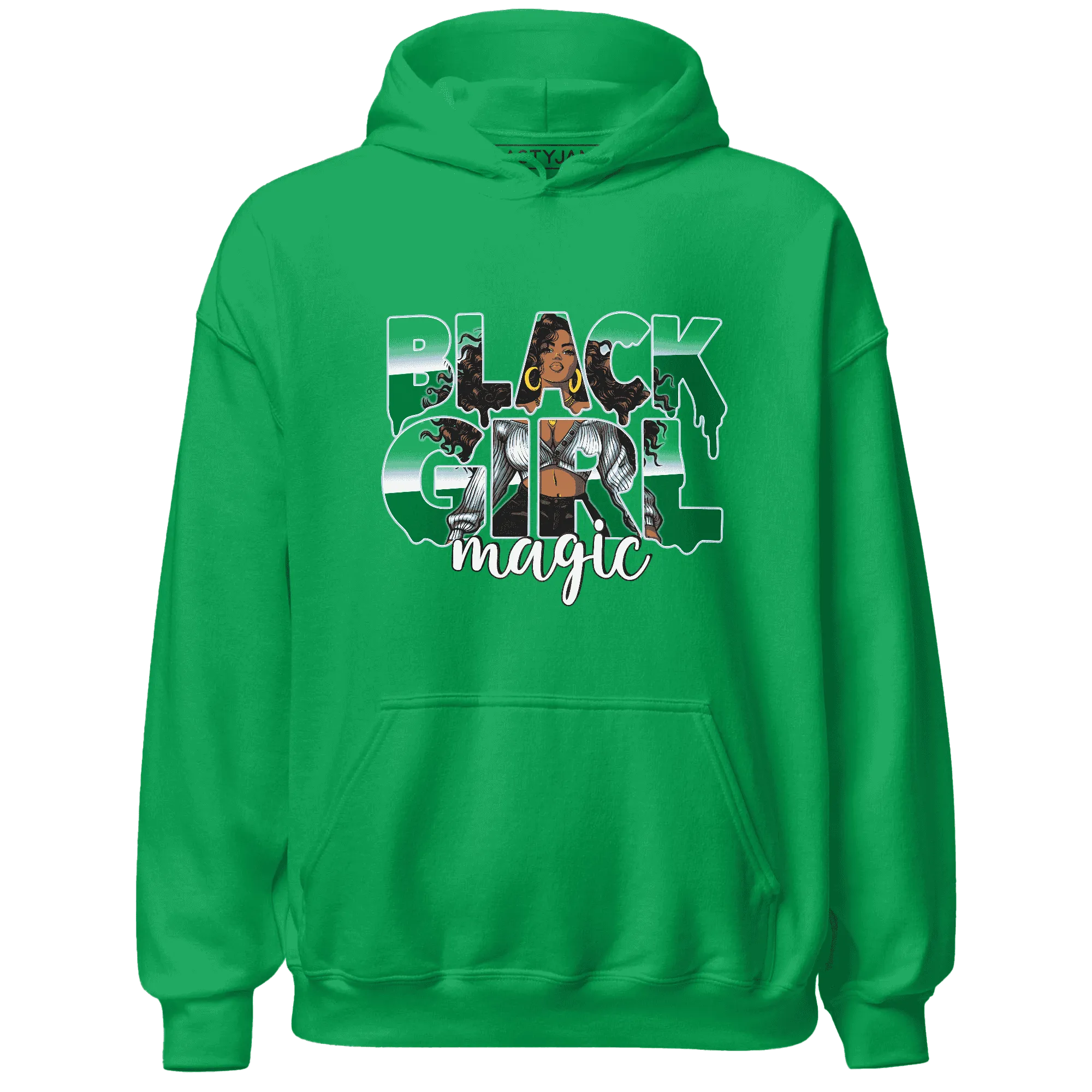 Lucky-Green-5s-Hoodie-Match-Black-Girl-Magic