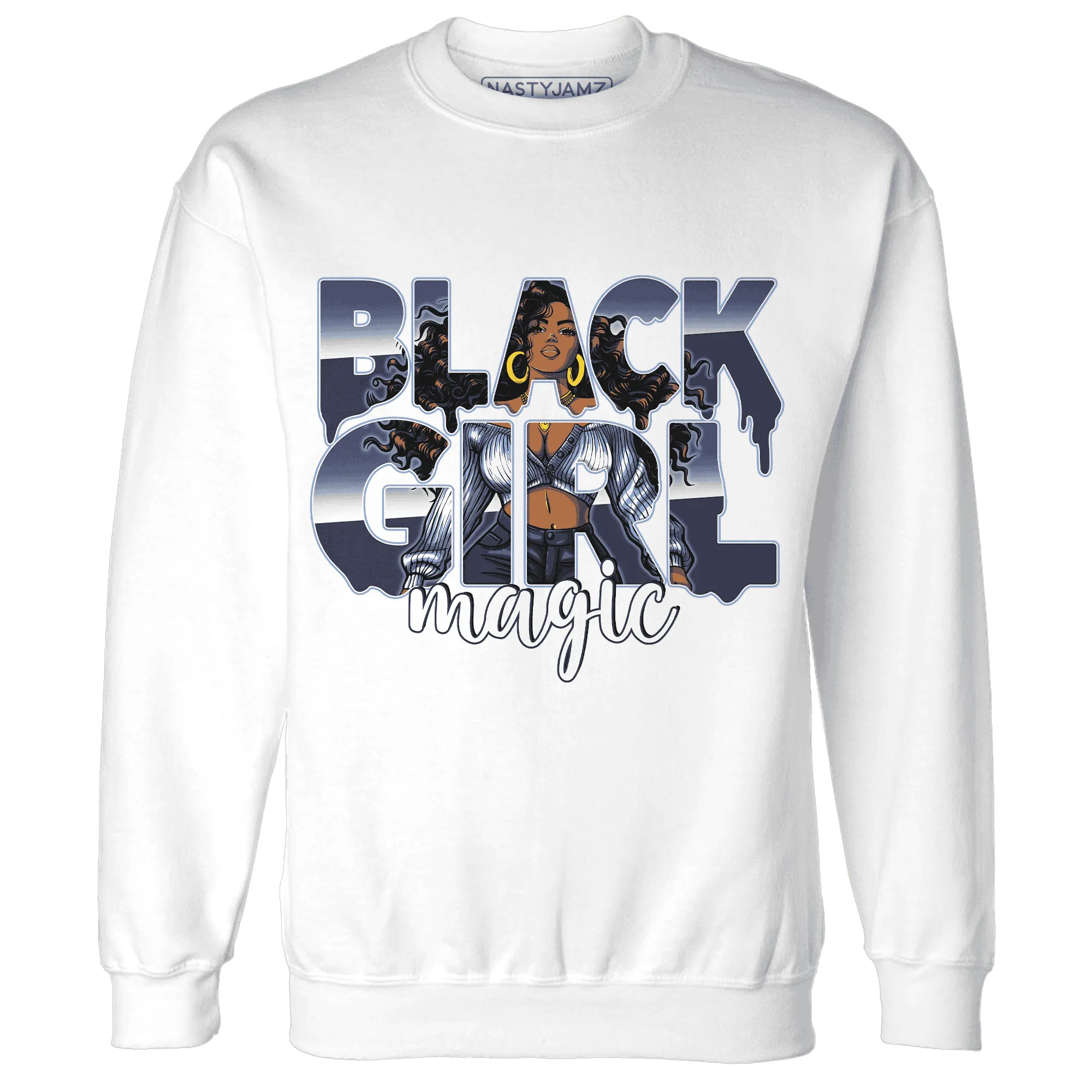 Midnight-Navy-5s-Sweatshirt-Match-Black-Girl-Magic