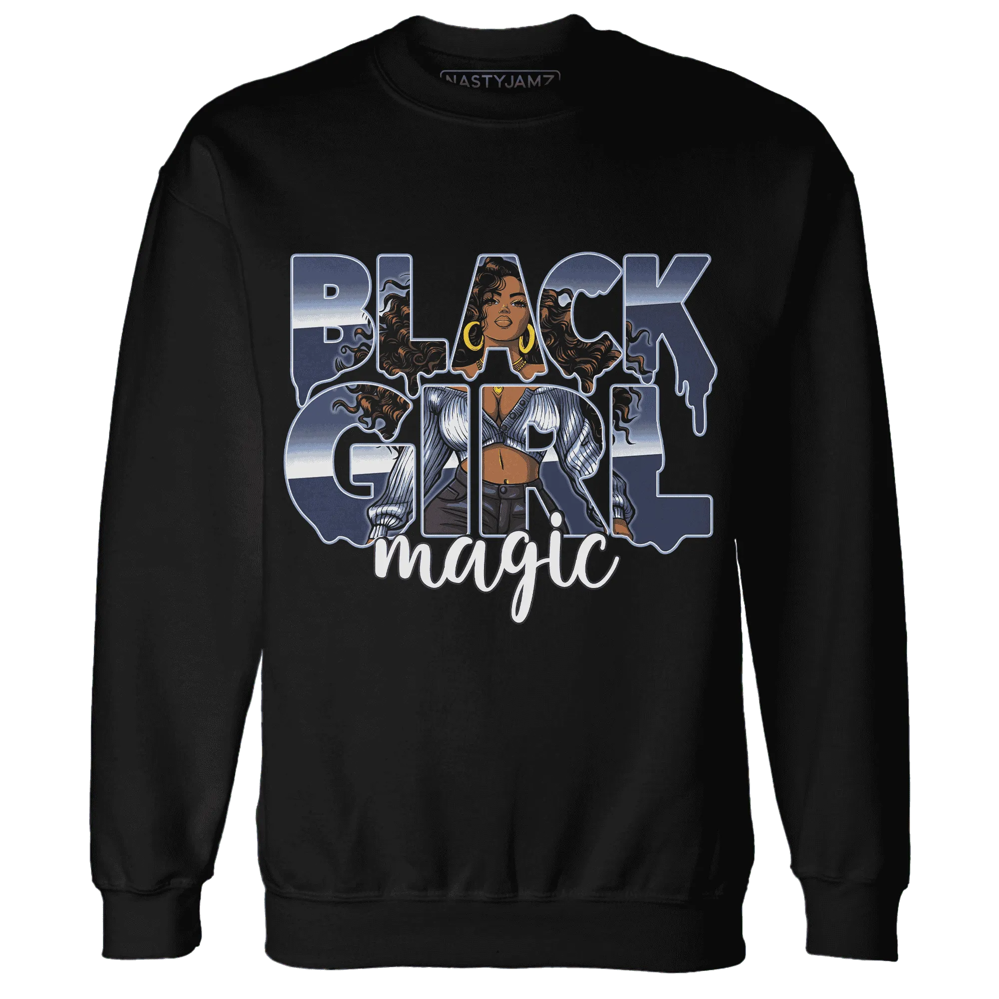 Midnight-Navy-5s-Sweatshirt-Match-Black-Girl-Magic
