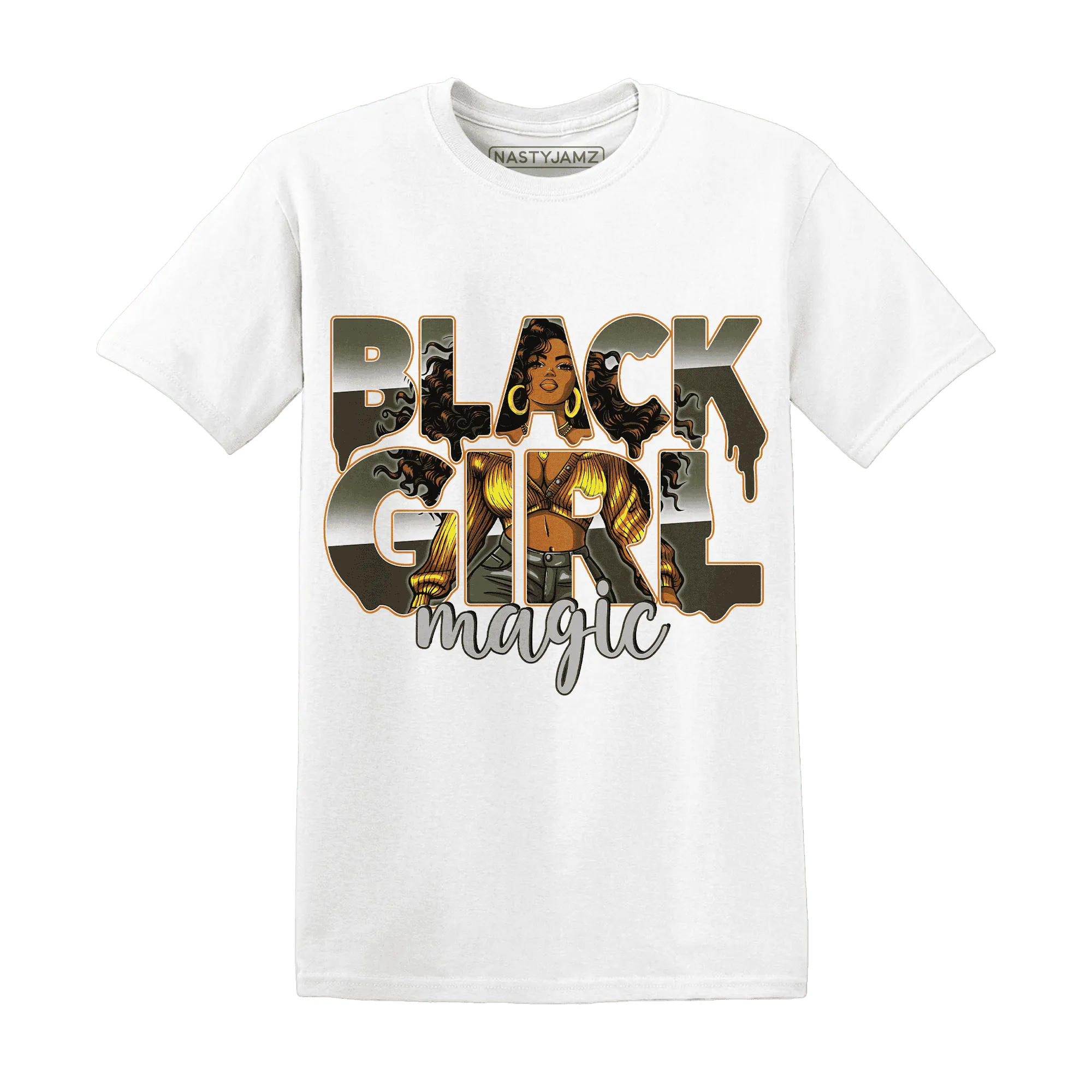 Olive-5s-T-Shirt-Match-Black-Girl-Magic