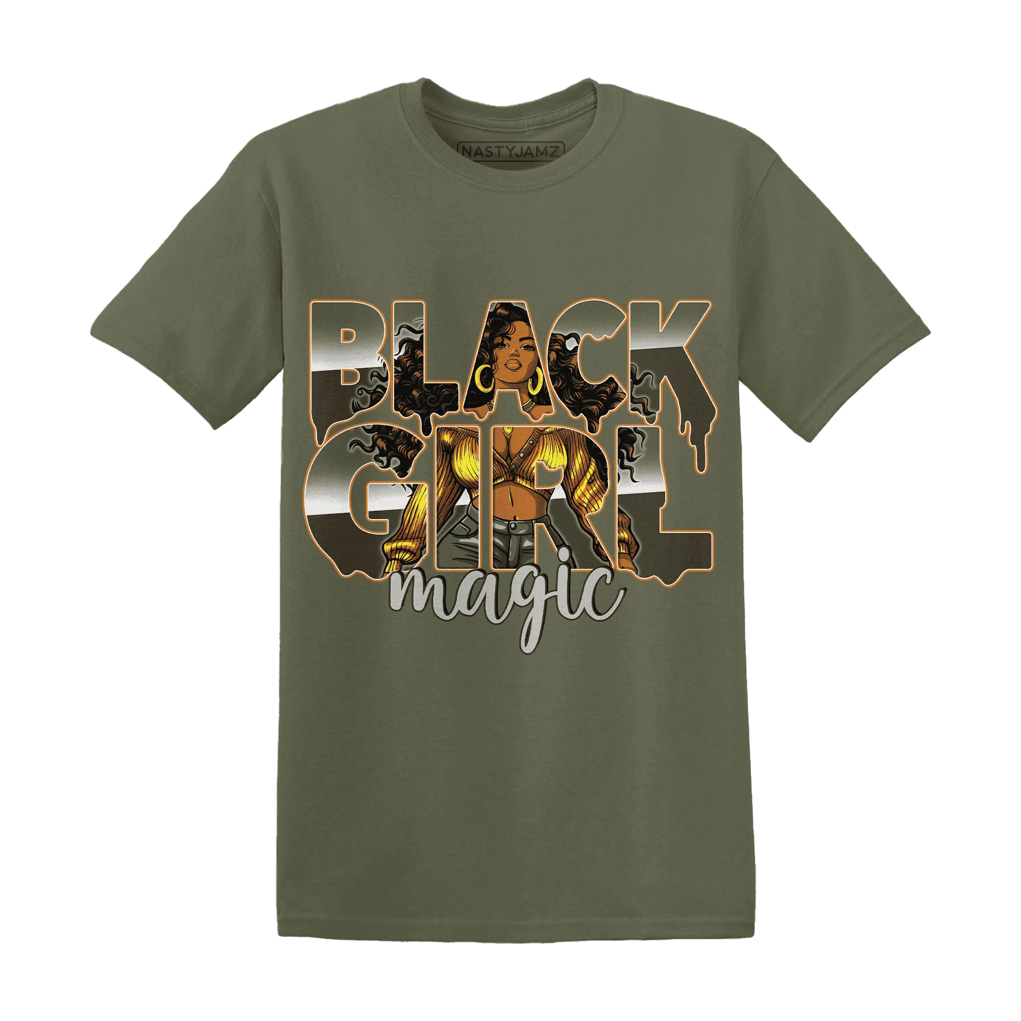 Olive-5s-T-Shirt-Match-Black-Girl-Magic