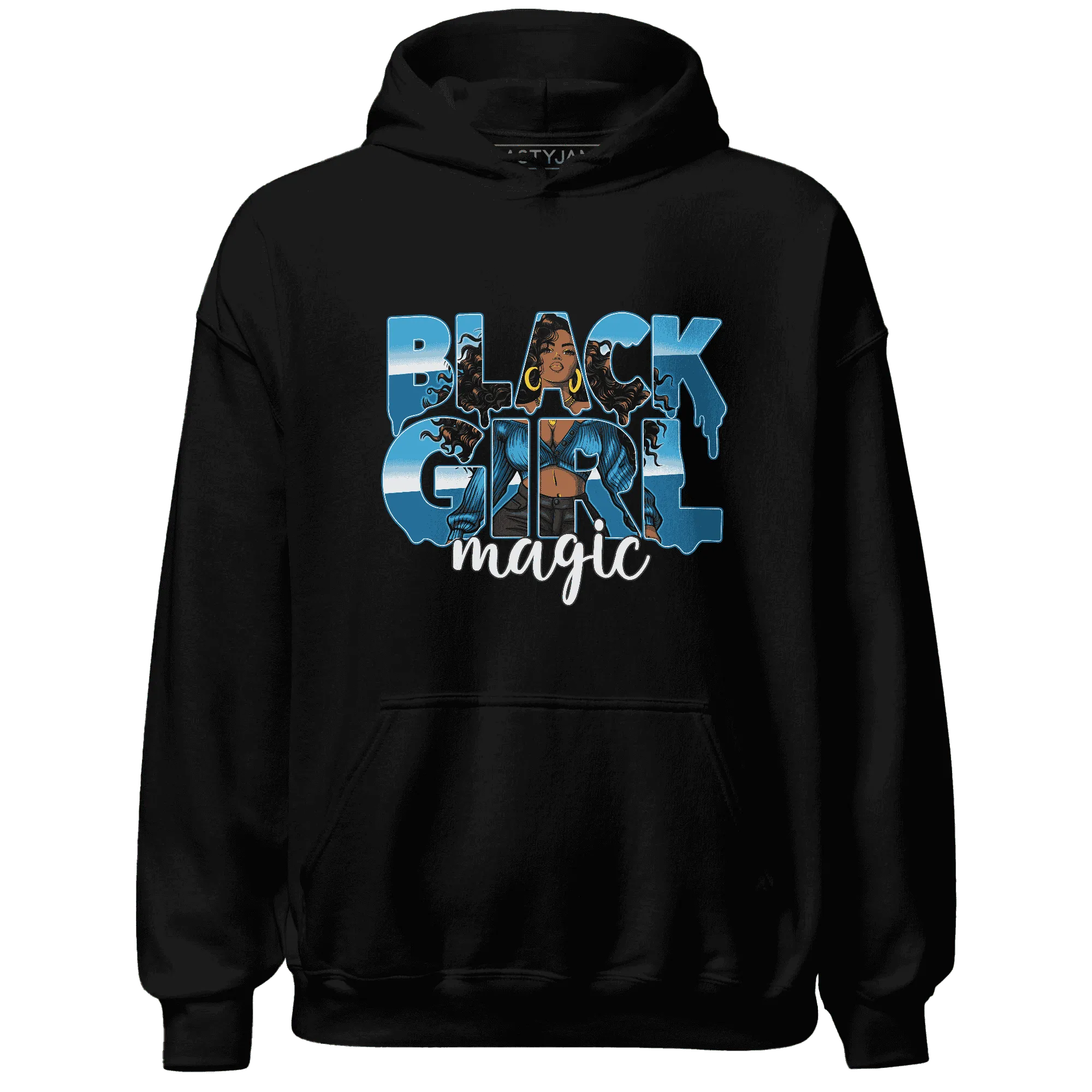 Powder-Blue-9s-Hoodie-Match-Black-Girl-Magic