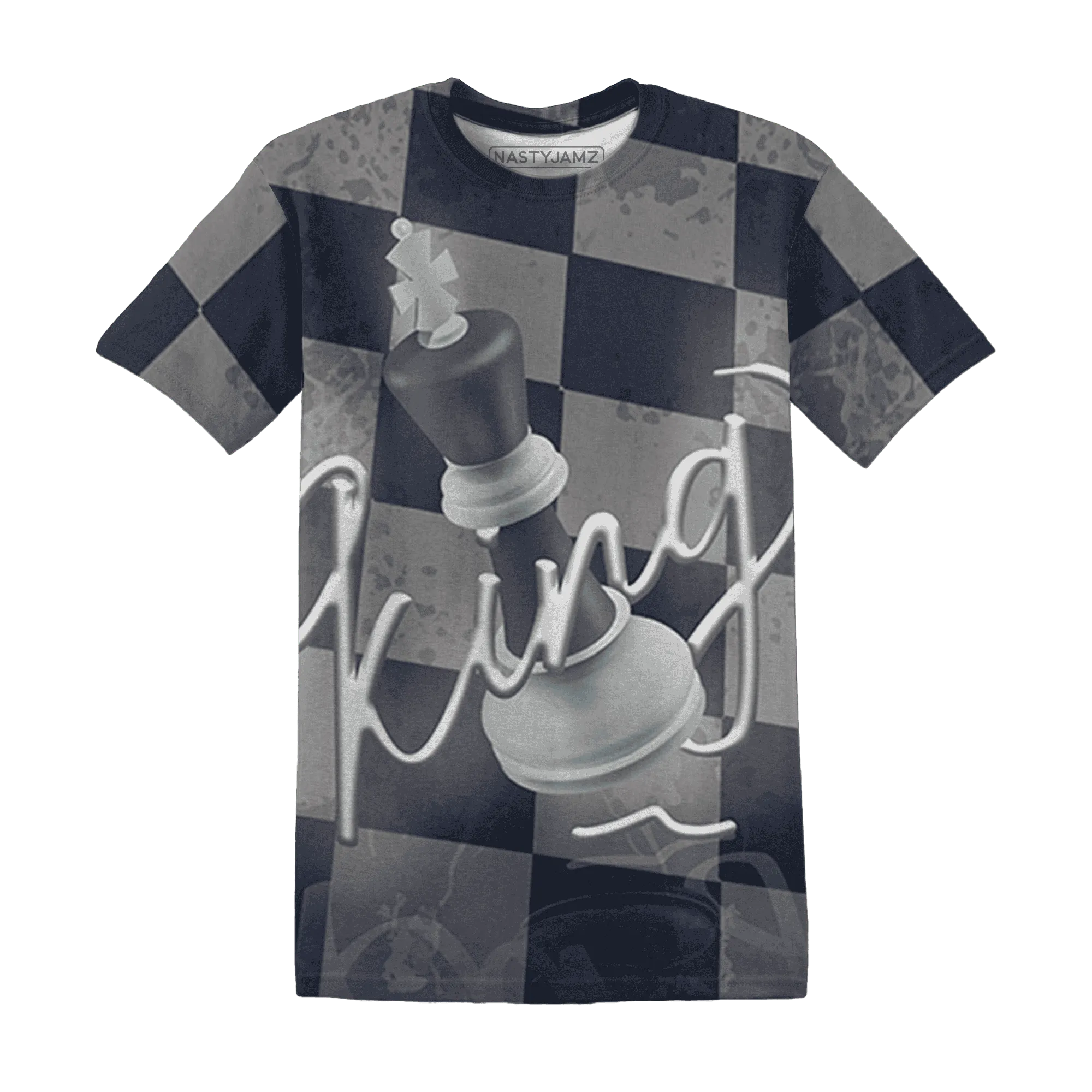Low-Diffused-Blue-11s-T-Shirt-Match-Black-King-3D