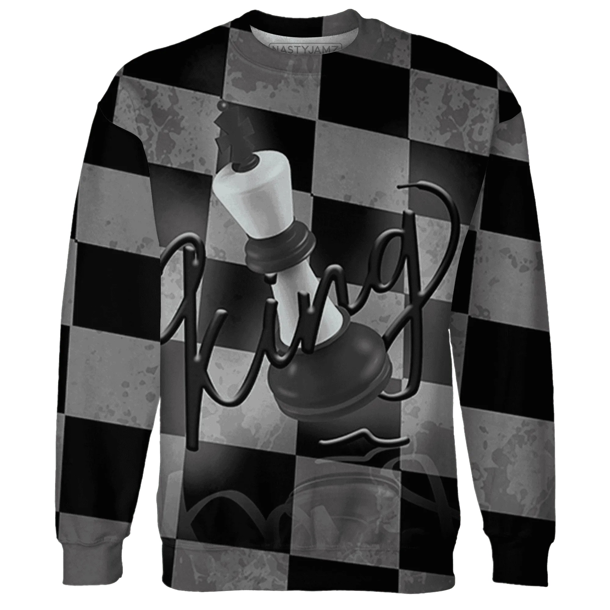 White-Thunder-4s-Sweatshirt-Match-Black-King-3D