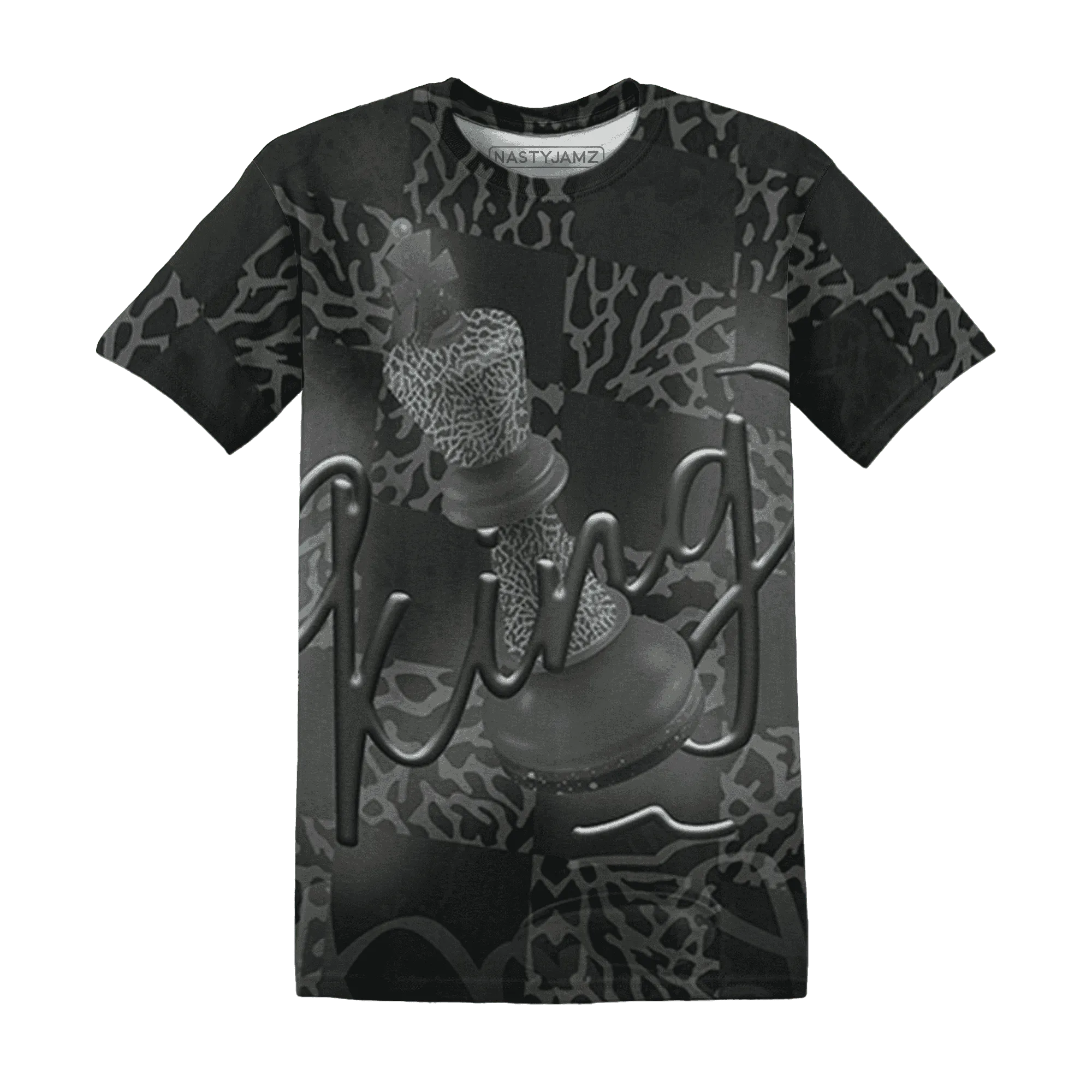 Fear-Pack-3s-T-Shirt-Match-Black-King-3D