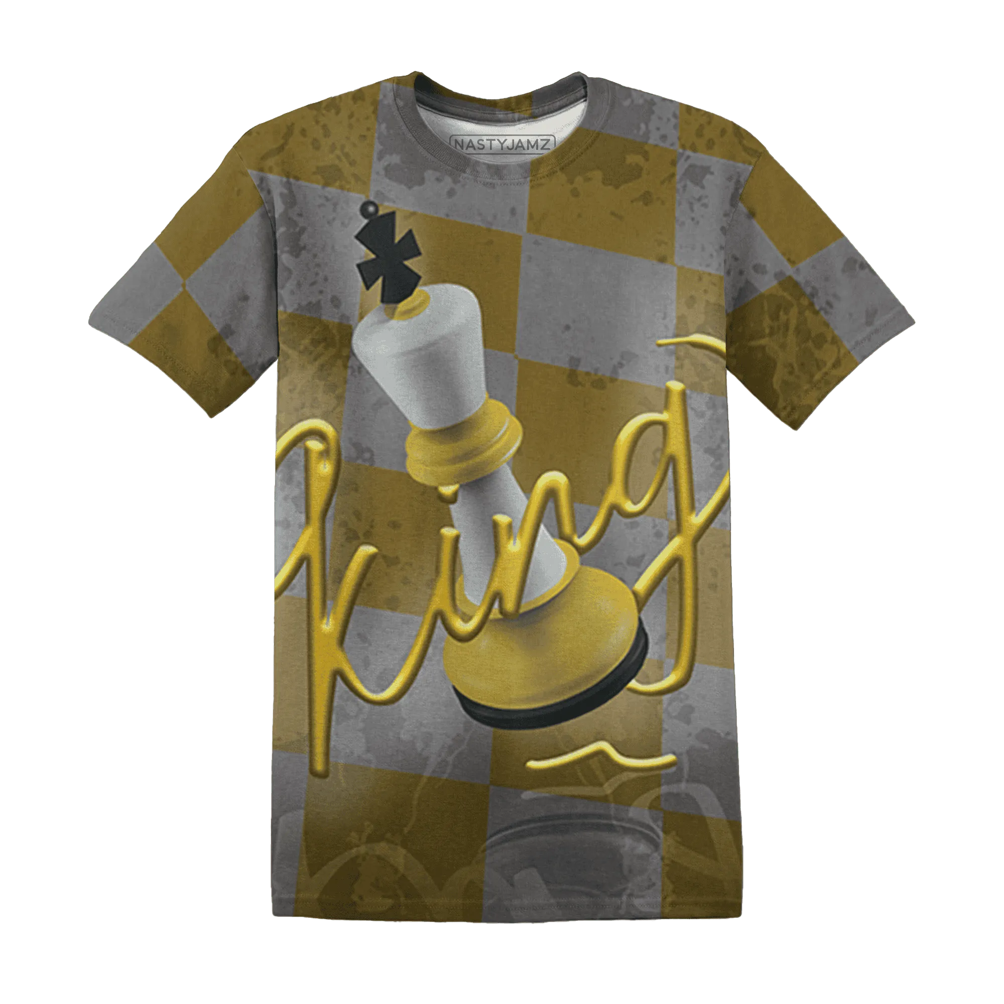 Yellow-Ochre-6s-T-Shirt-Match-Black-King-3D