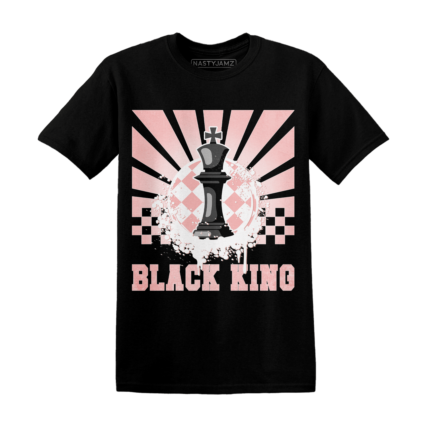 Low Legend Pink 11s T Shirt Match Black King Collection - NastyJamz