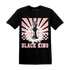 Low Legend Pink 11s T Shirt Match Black King Collection - NastyJamz