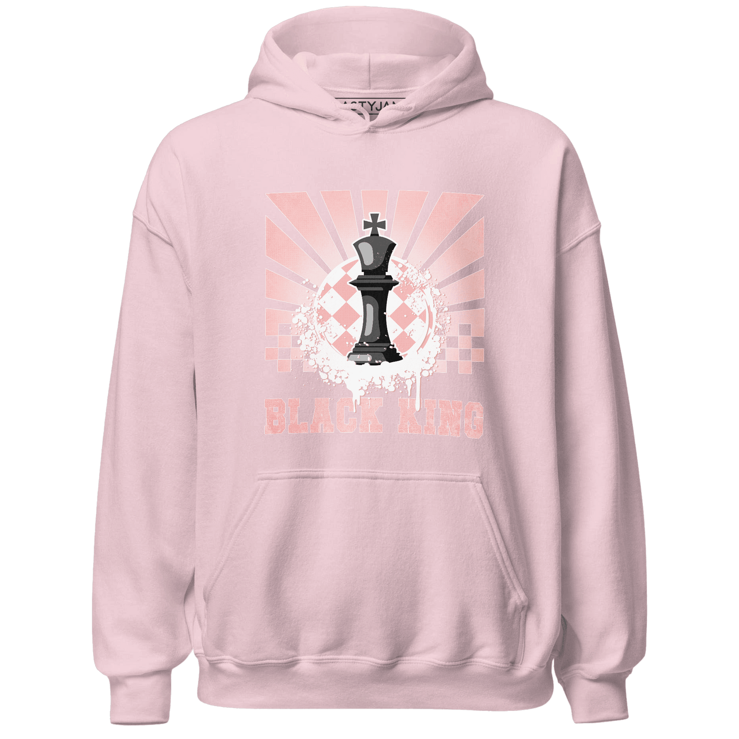 Low Legend Pink 11s Hoodie Match Black King Collection - NastyJamz
