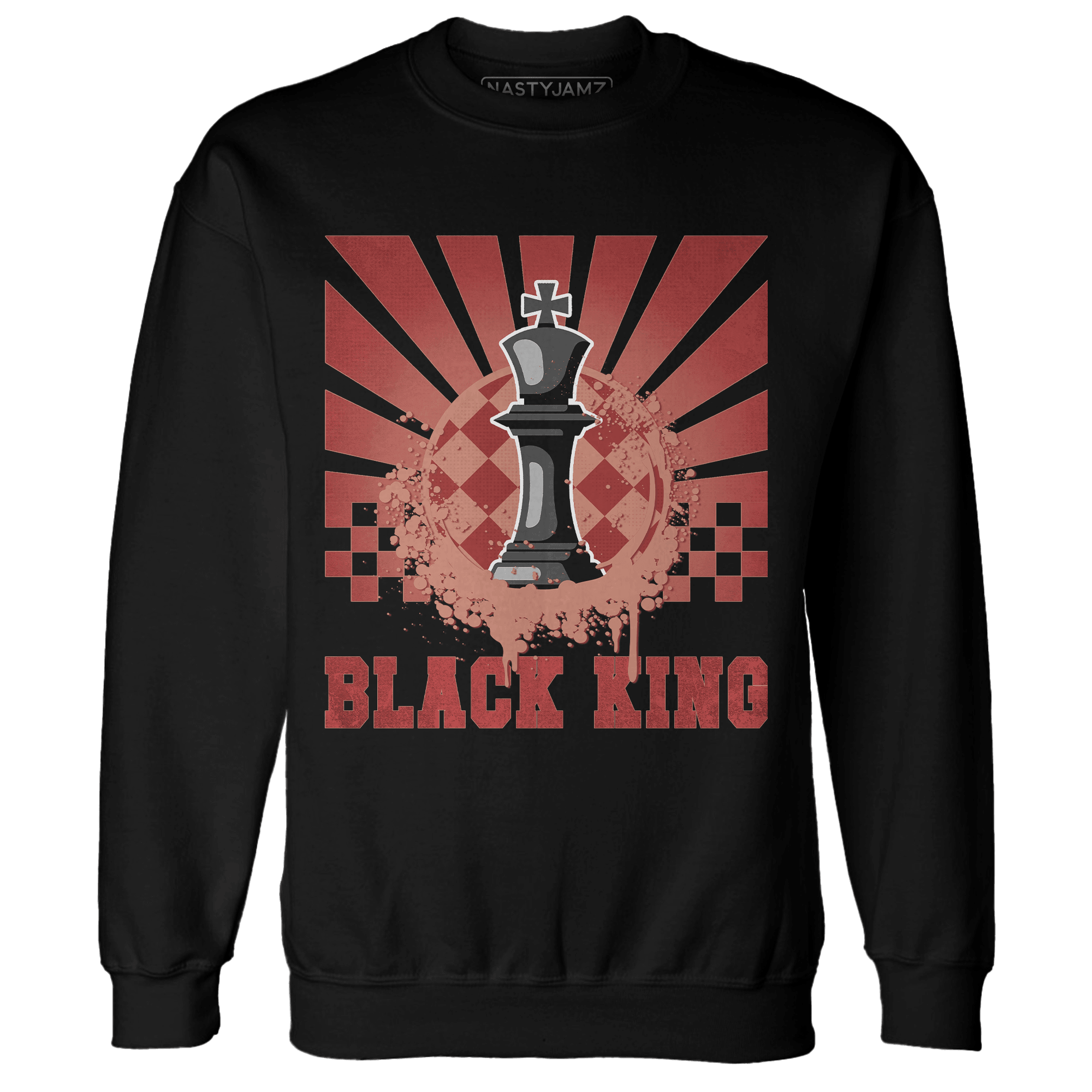 Dune Red 13s Sweatshirt Match Black King Collection - NastyJamz