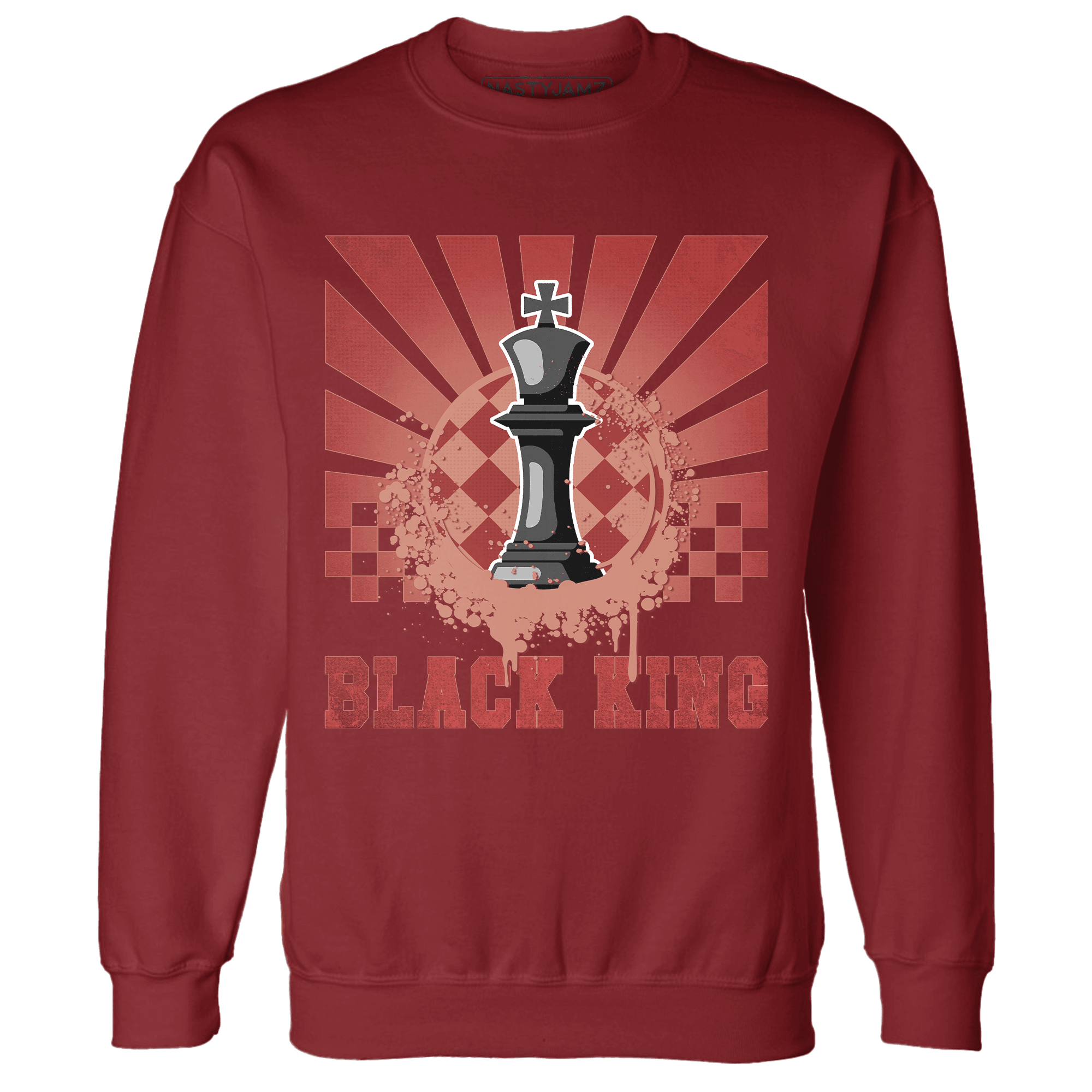 Dune Red 13s Sweatshirt Match Black King Collection - NastyJamz