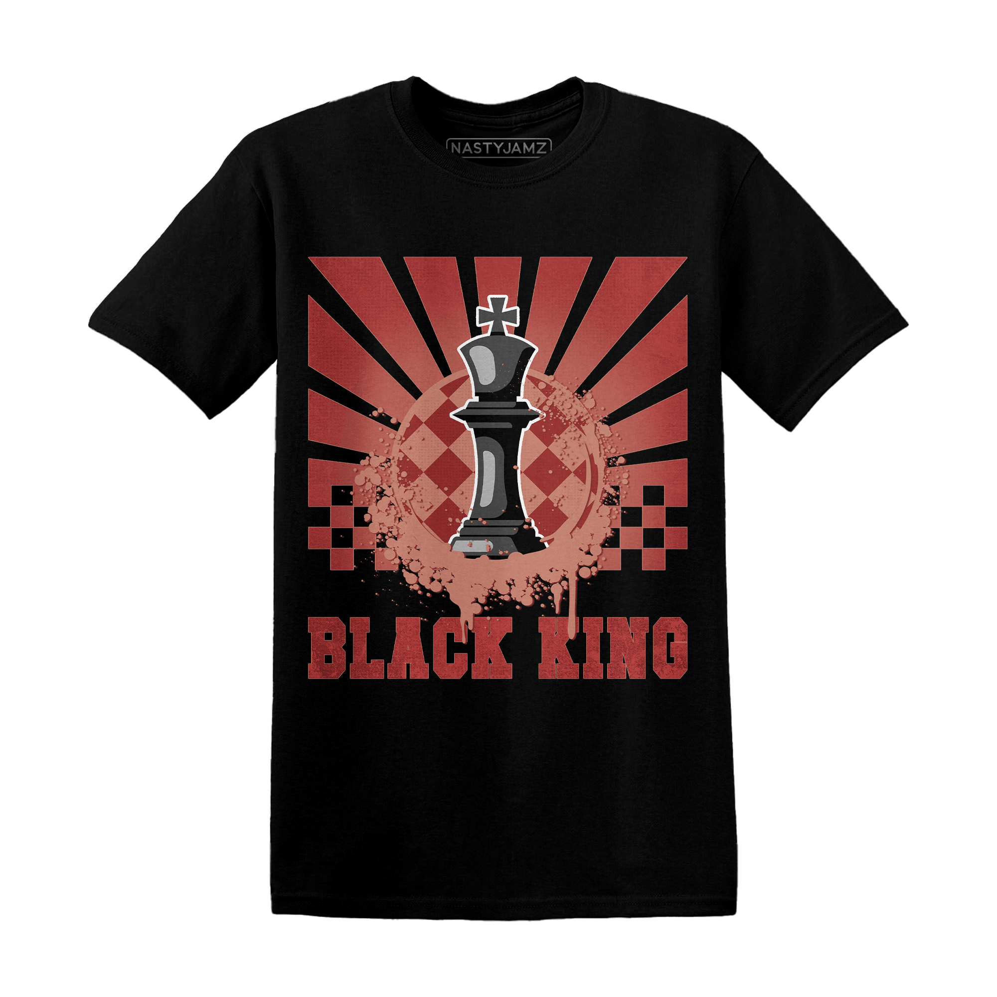 Dune Red 13s T Shirt Match Black King Collection - NastyJamz