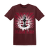 High White Team Red 1s T Shirt Match Black King Collection - NastyJamz