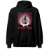 High White Team Red 1s Hoodie Match Black King Collection - NastyJamz