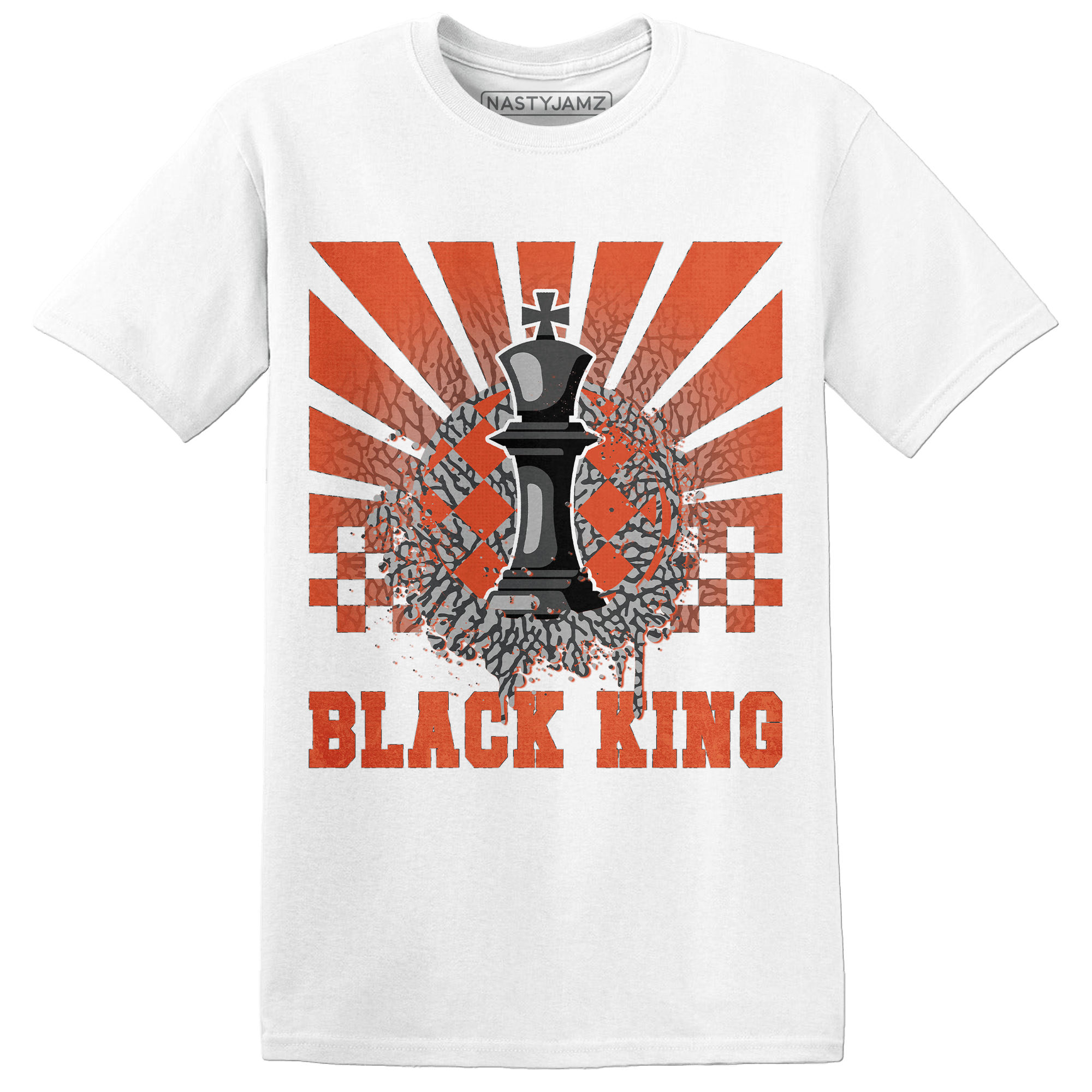 Georgia Peach 3s T Shirt Match Black King Collection - NastyJamz
