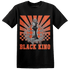 Georgia Peach 3s T Shirt Match Black King Collection - NastyJamz