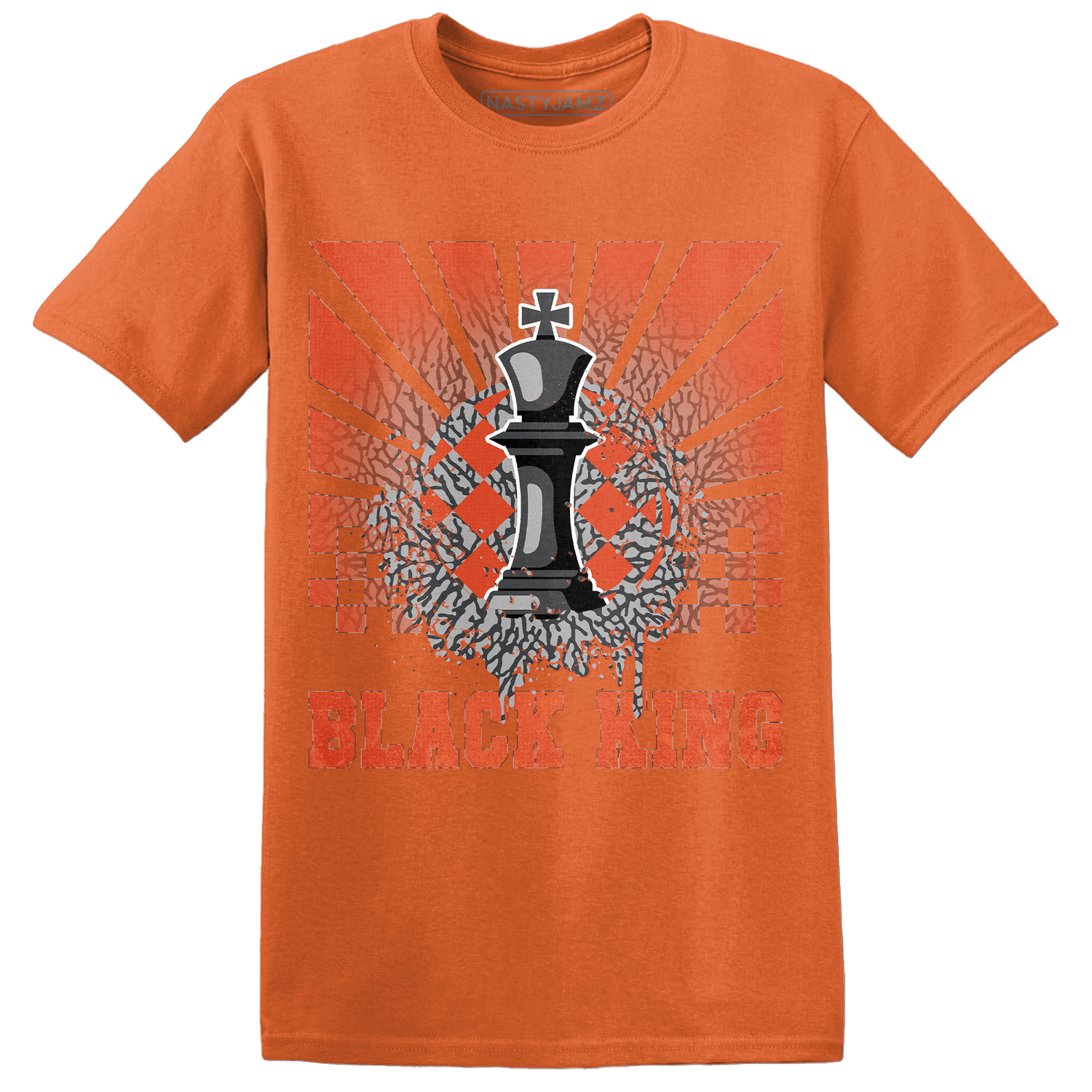 Georgia Peach 3s T Shirt Match Black King Collection - NastyJamz