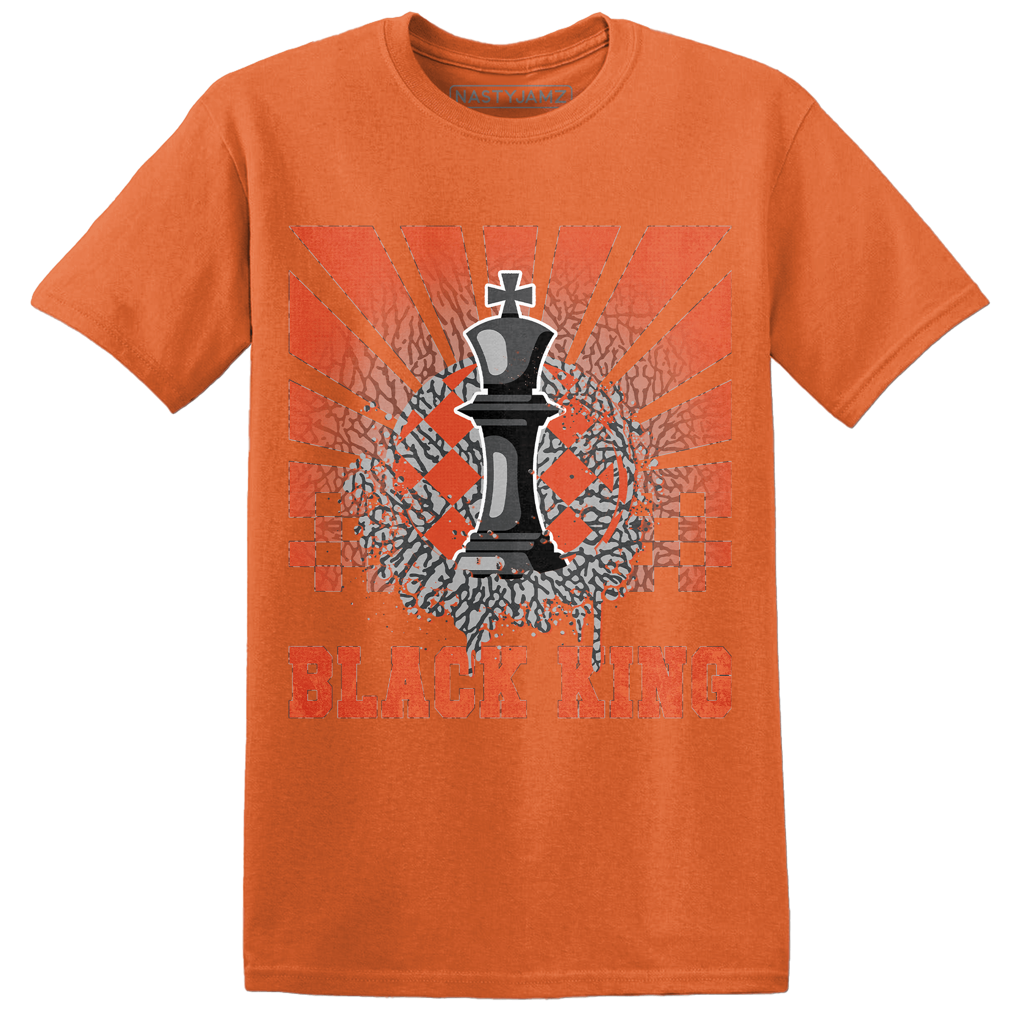 Georgia Peach 3s T Shirt Match Black King Collection - NastyJamz