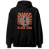 Georgia Peach 3s Hoodie Match Black King Collection - NastyJamz