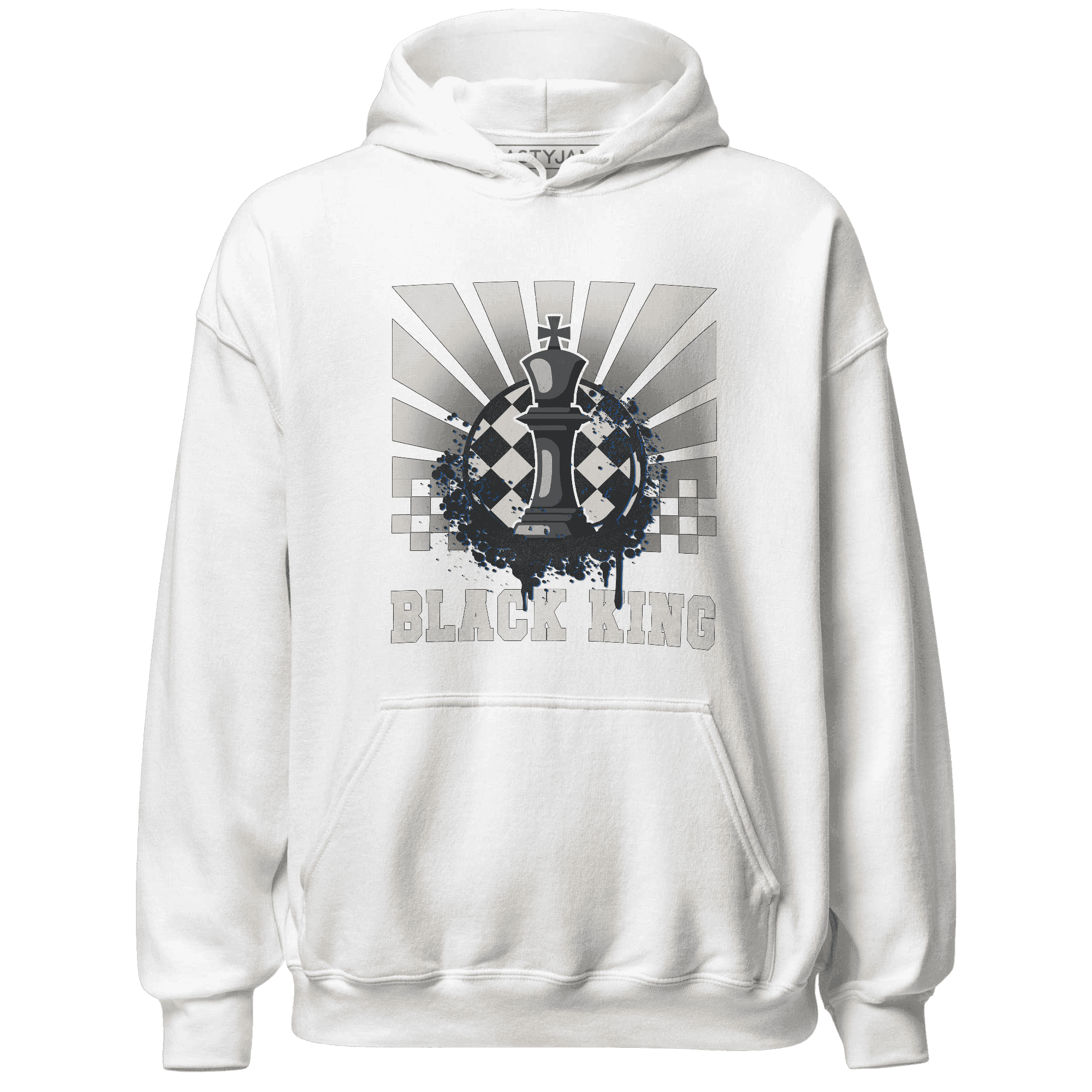Quaiii 54s Hoodie Match Black King Collection - NastyJamz