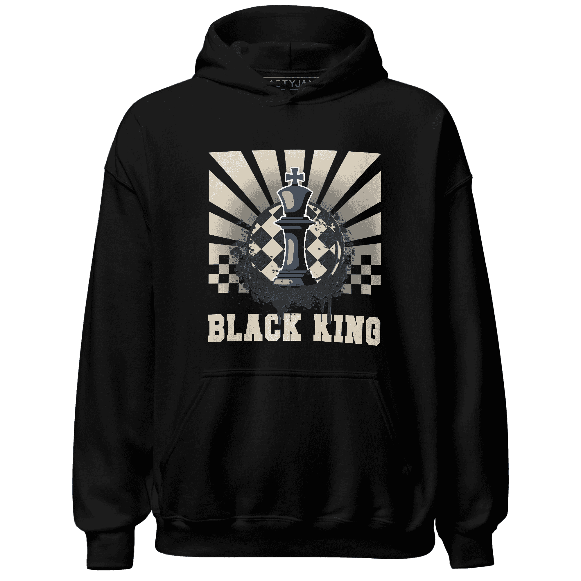 Quaiii 54s Hoodie Match Black King Collection - NastyJamz