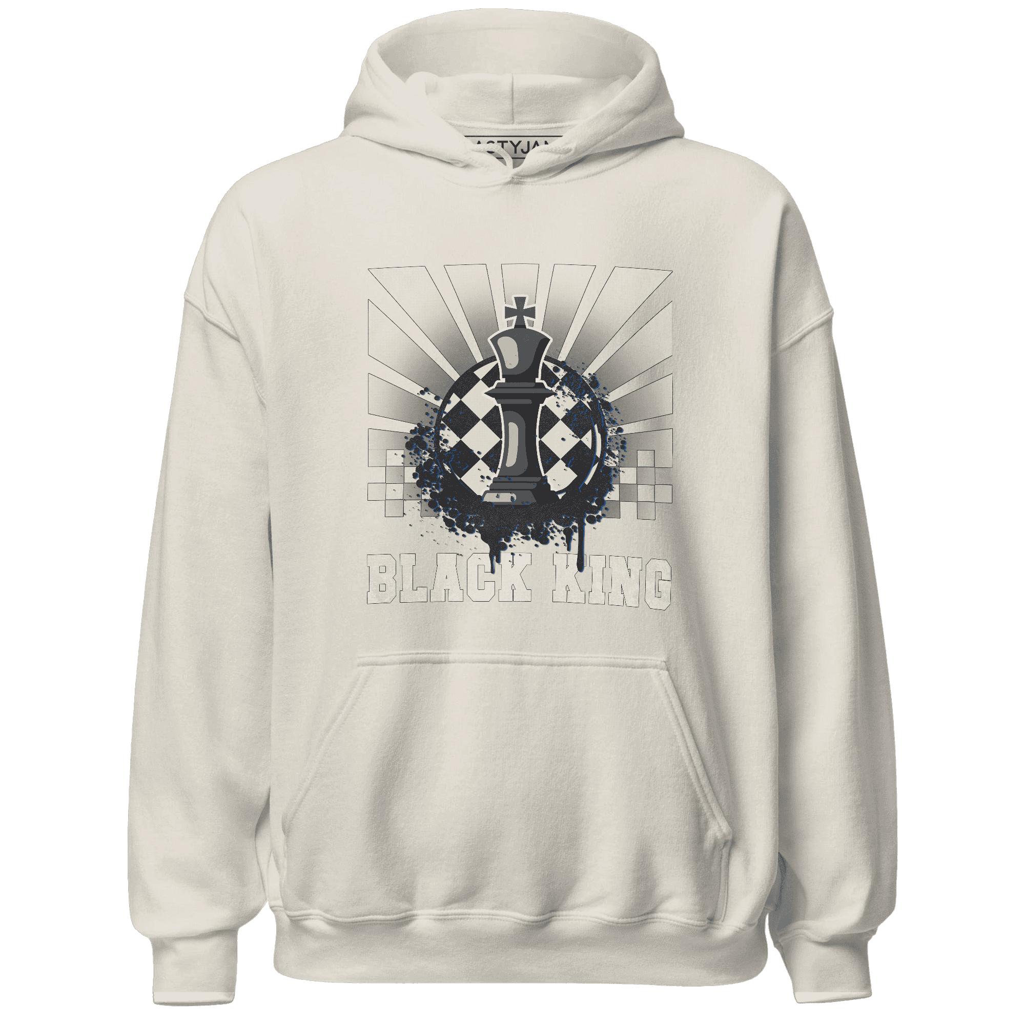 Quaiii 54s Hoodie Match Black King Collection - NastyJamz