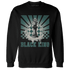 Oxidized Green 4s Sweatshirt Match Black King Collection - NastyJamz