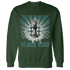 Oxidized Green 4s Sweatshirt Match Black King Collection - NastyJamz