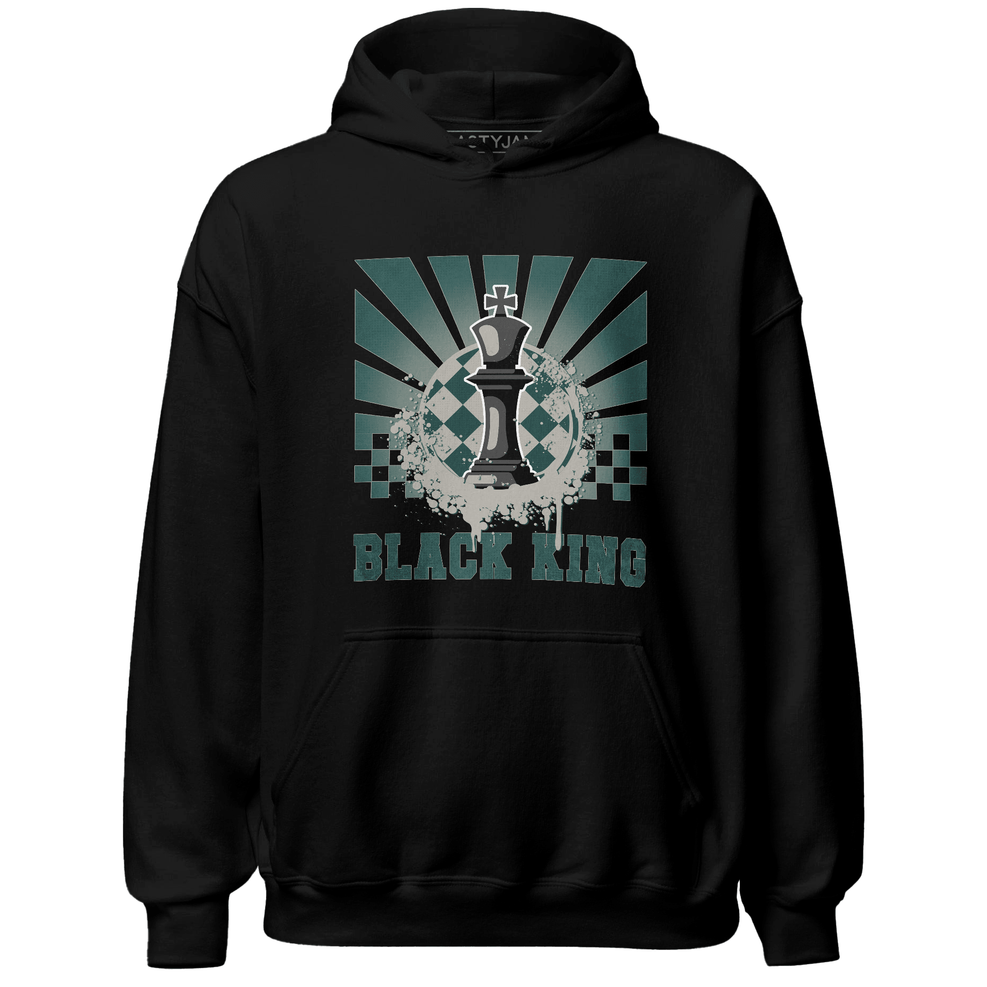 Oxidized Green 4s Hoodie Match Black King Collection - NastyJamz