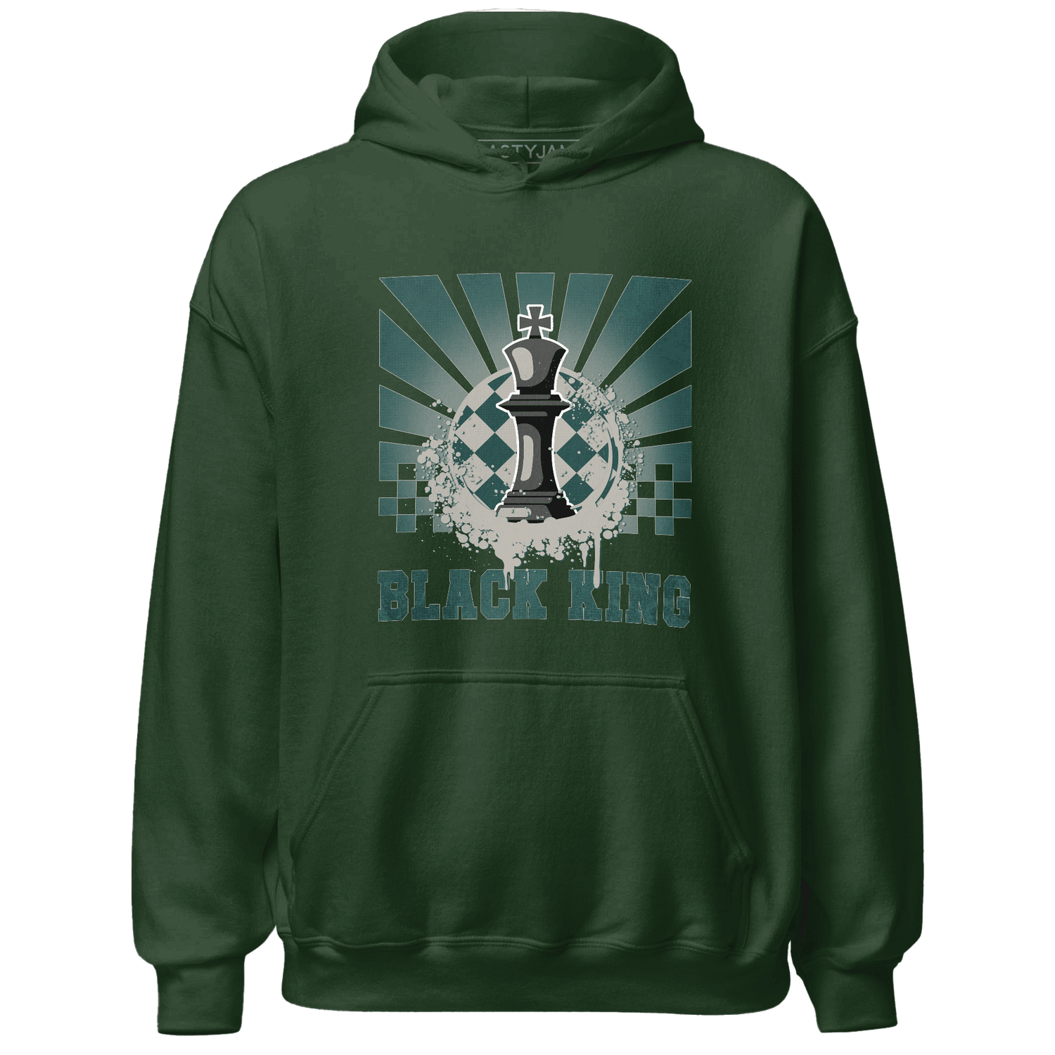 Oxidized Green 4s Hoodie Match Black King Collection - NastyJamz