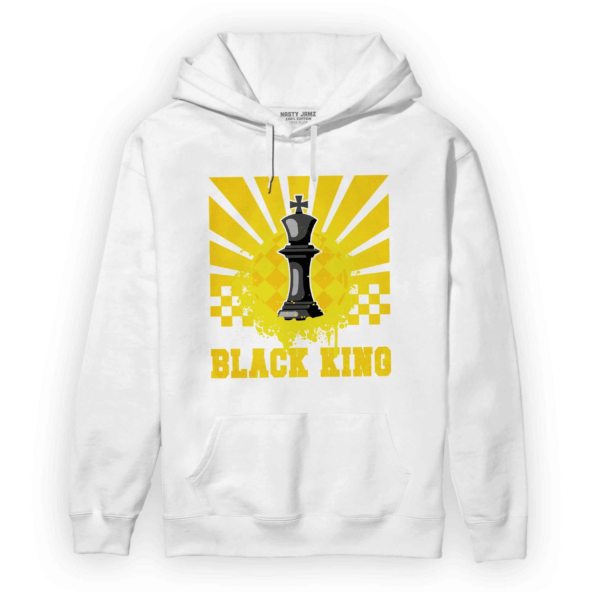 Vivid Sulfur 4s Hoodie Match Black King Collection - NastyJamz