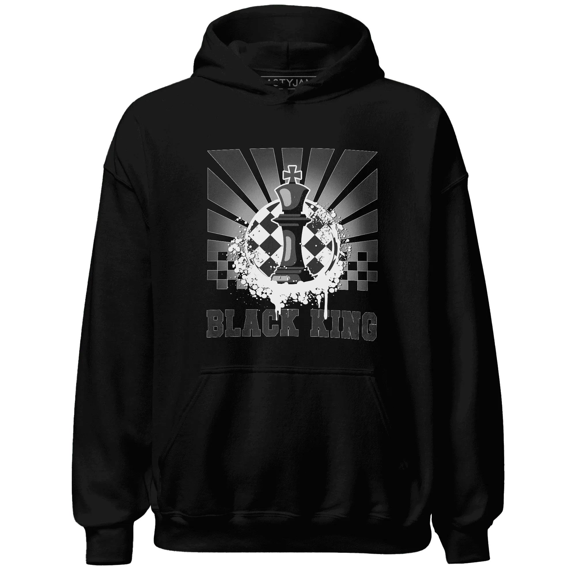 White-Thunder-4s-Hoodie-Match-Black-King-Collection