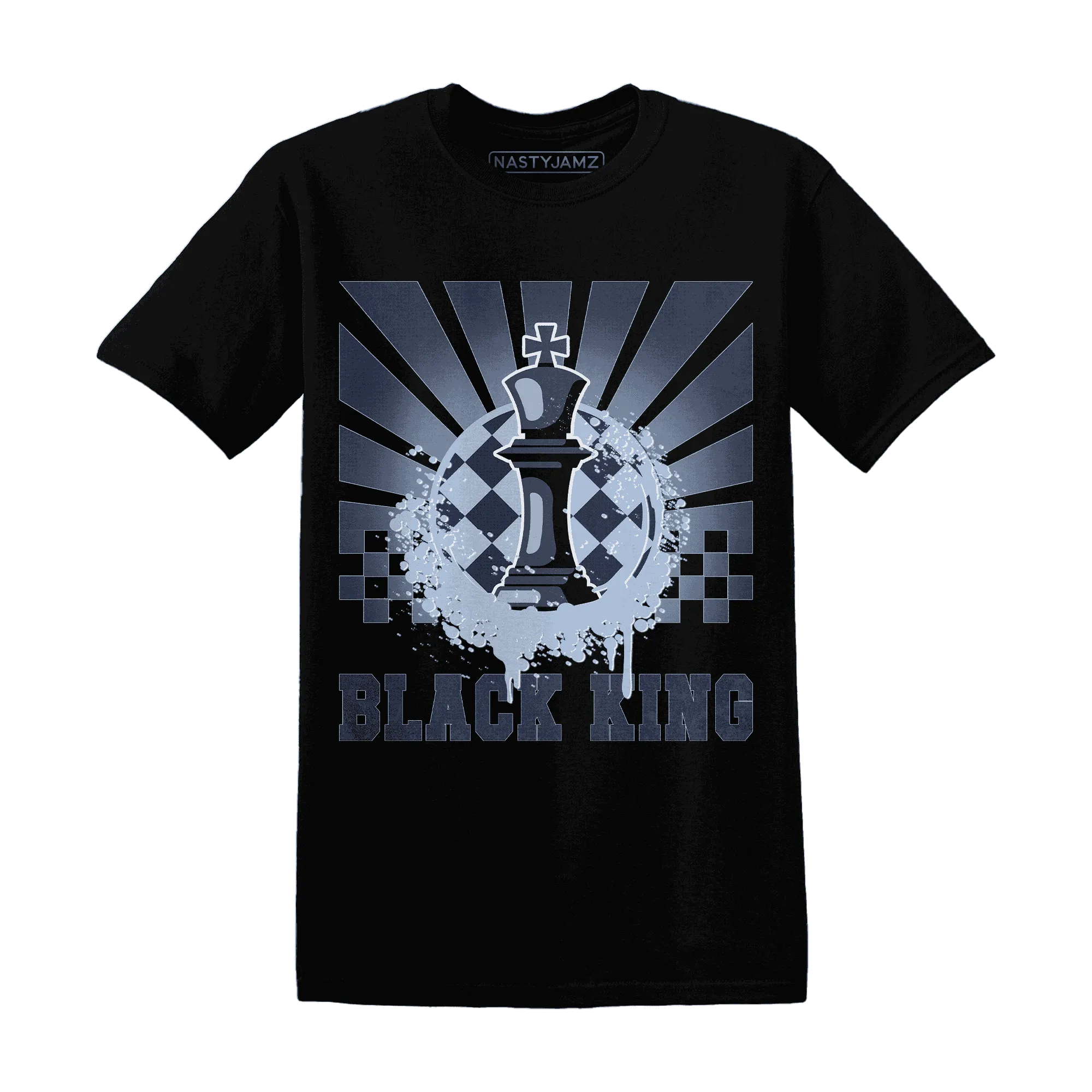 White-Navy-6s-T-Shirt-Match-Black-King-Collection